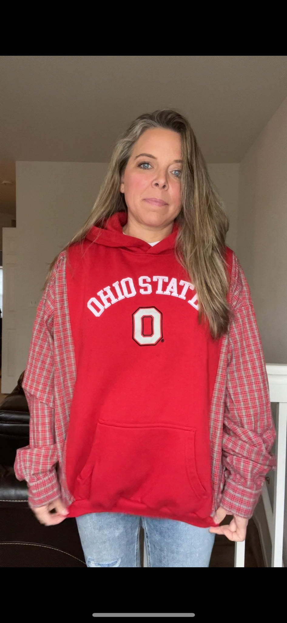 Ohio State Upcycled Sweatshirt