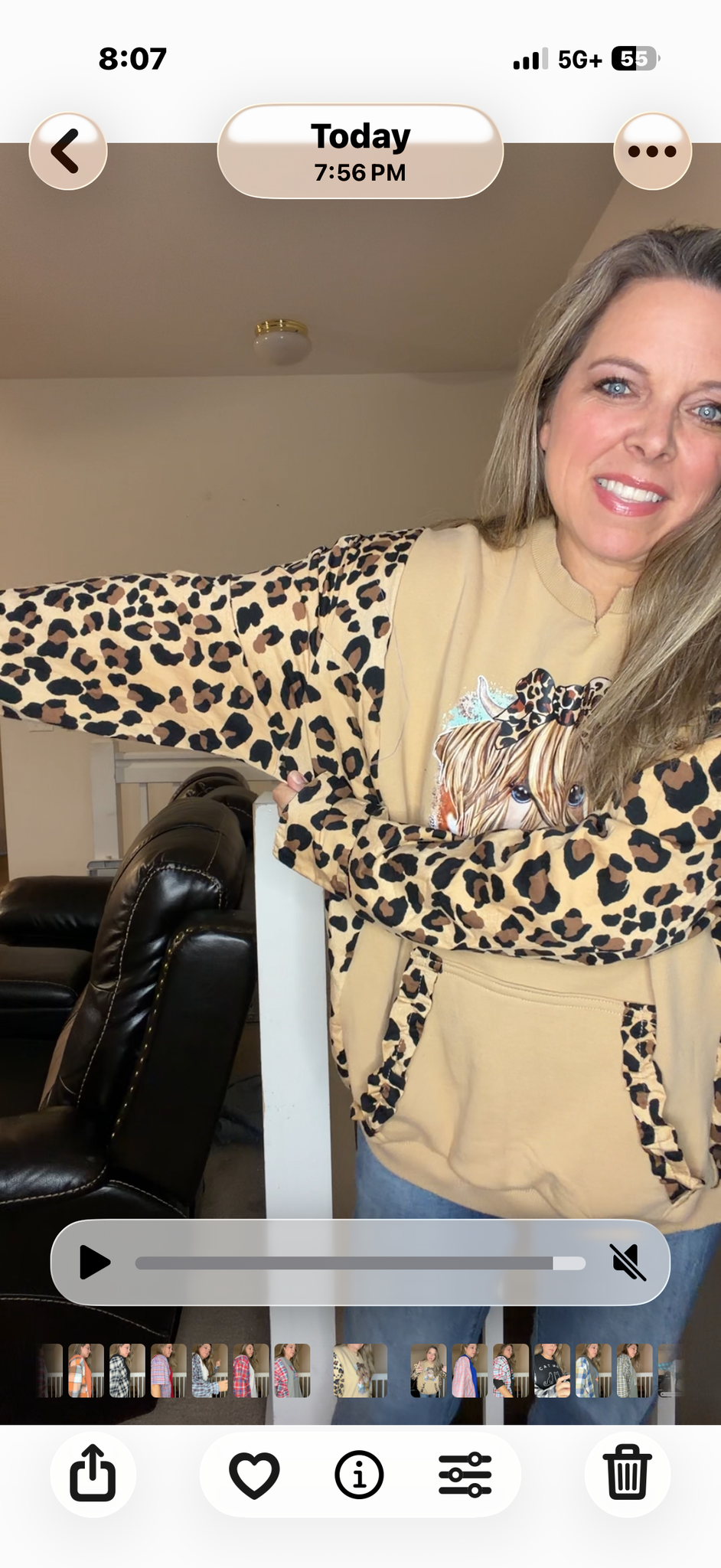 Upcycled Barn Hair - women's 1X midweight sweatshirt with velvety sleeves￼