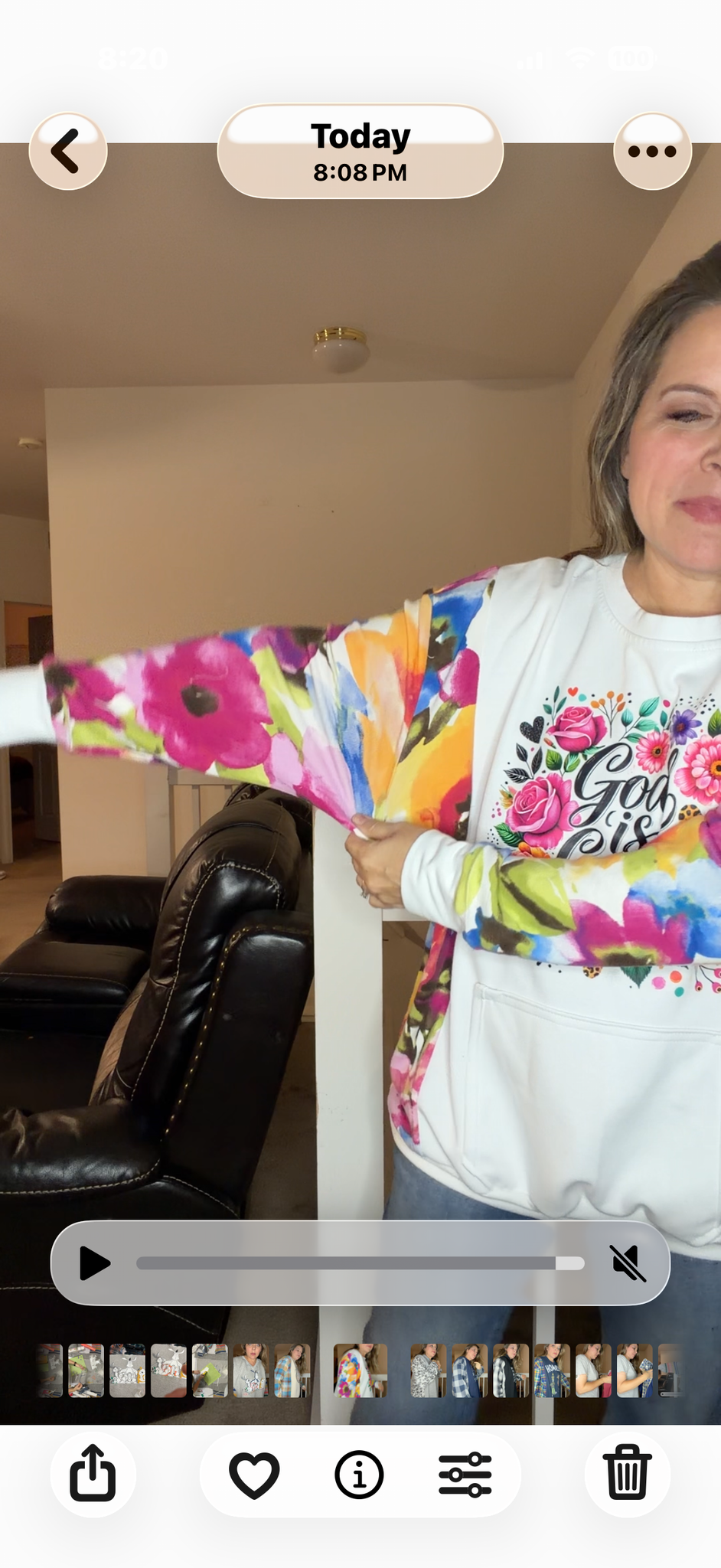 Upcycled God is Good - women's 2X midweight sweatshirt with soft knit sleeves ￼