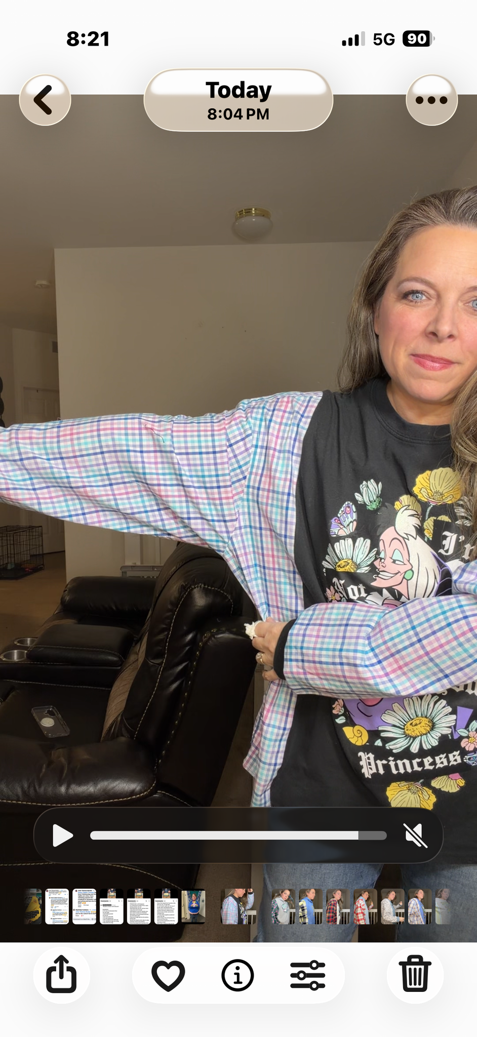 Upcycled Not Princess - women's 2X T-shirt with cotton sleeves