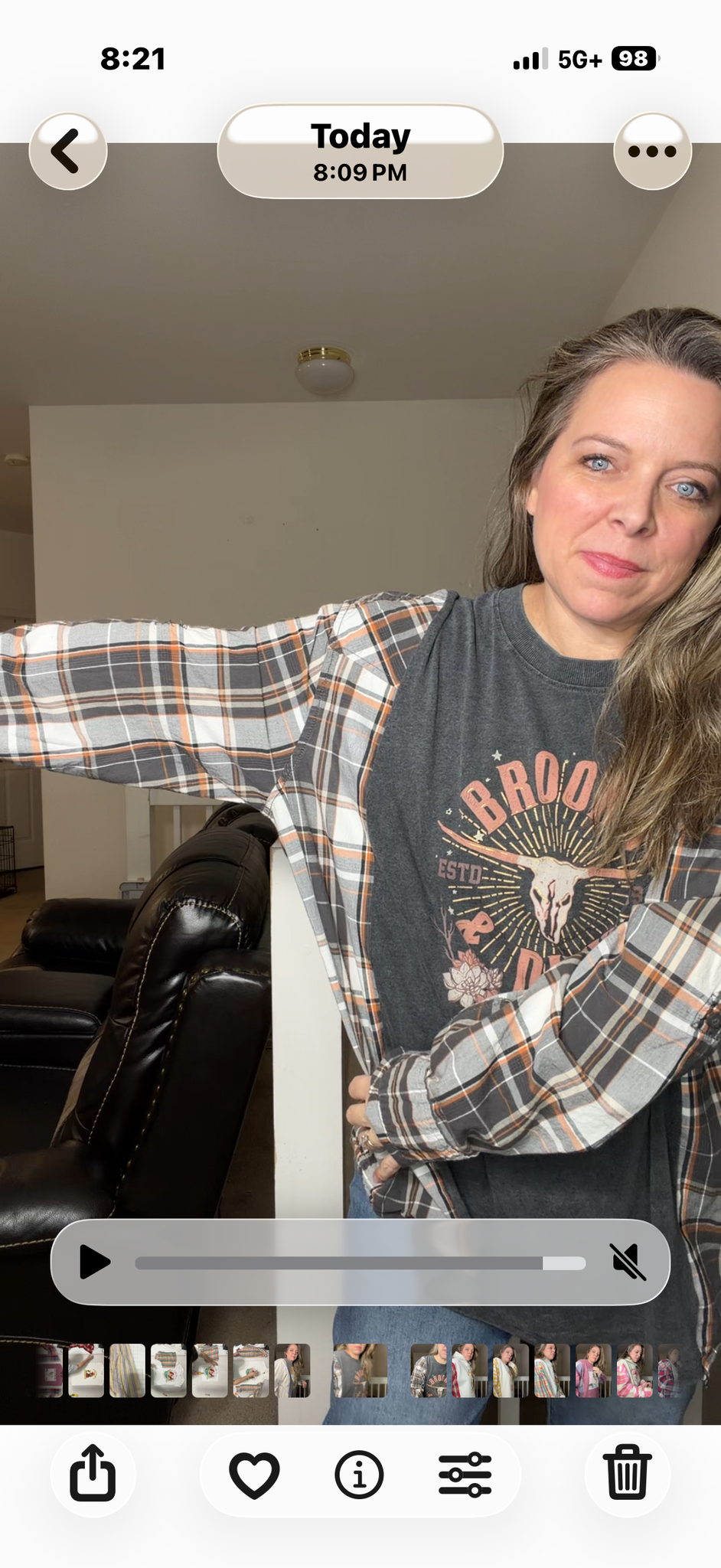 Upcycled Brooks and Dunn - women's 2X T-shirt with cotton sleeves