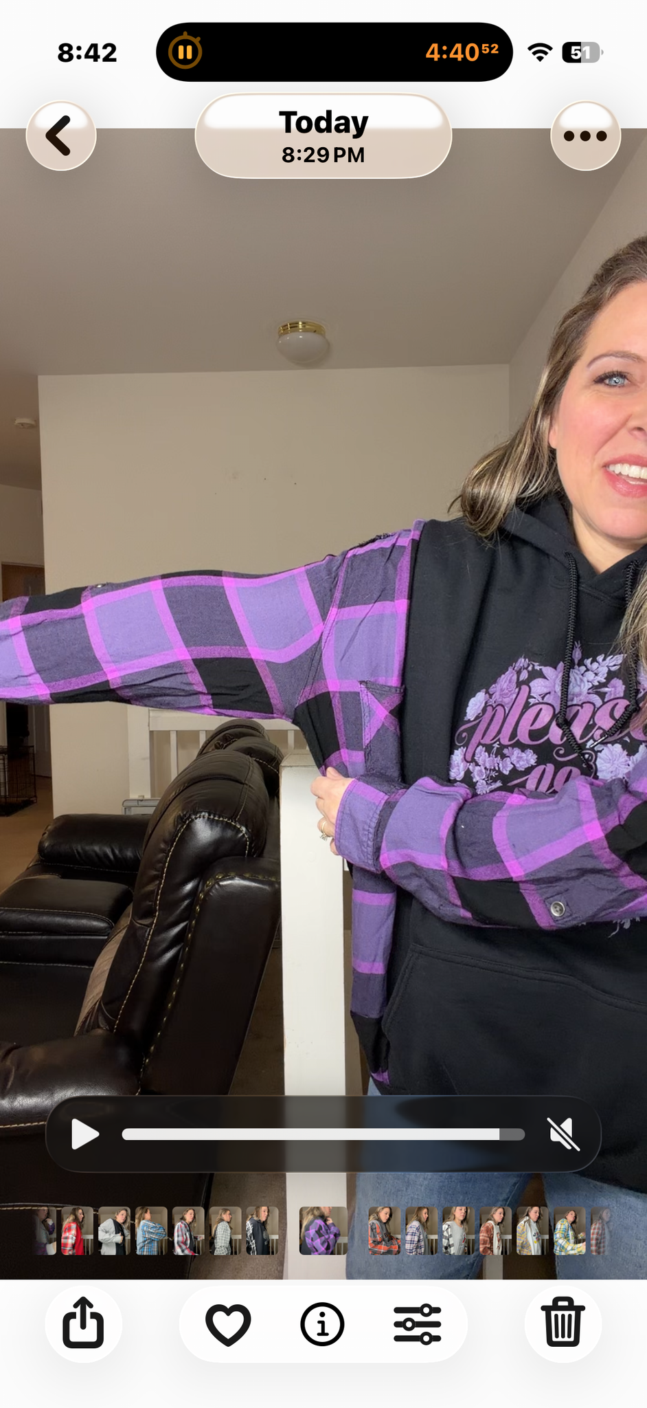 Upcycled Go Away - women's 2X midweight sweatshirt with thin flannel sleeves – sleeves more narrow