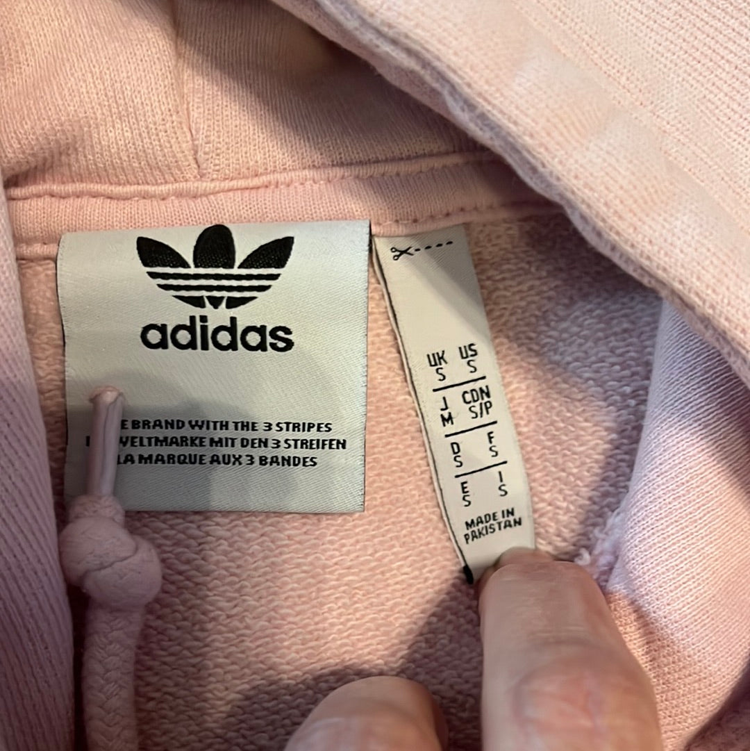Pink Adidas - womans M - open bottom