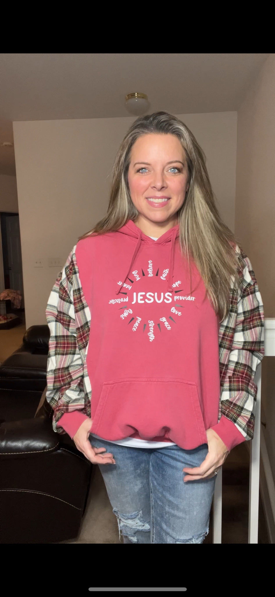Jesus Pink - woman’s large