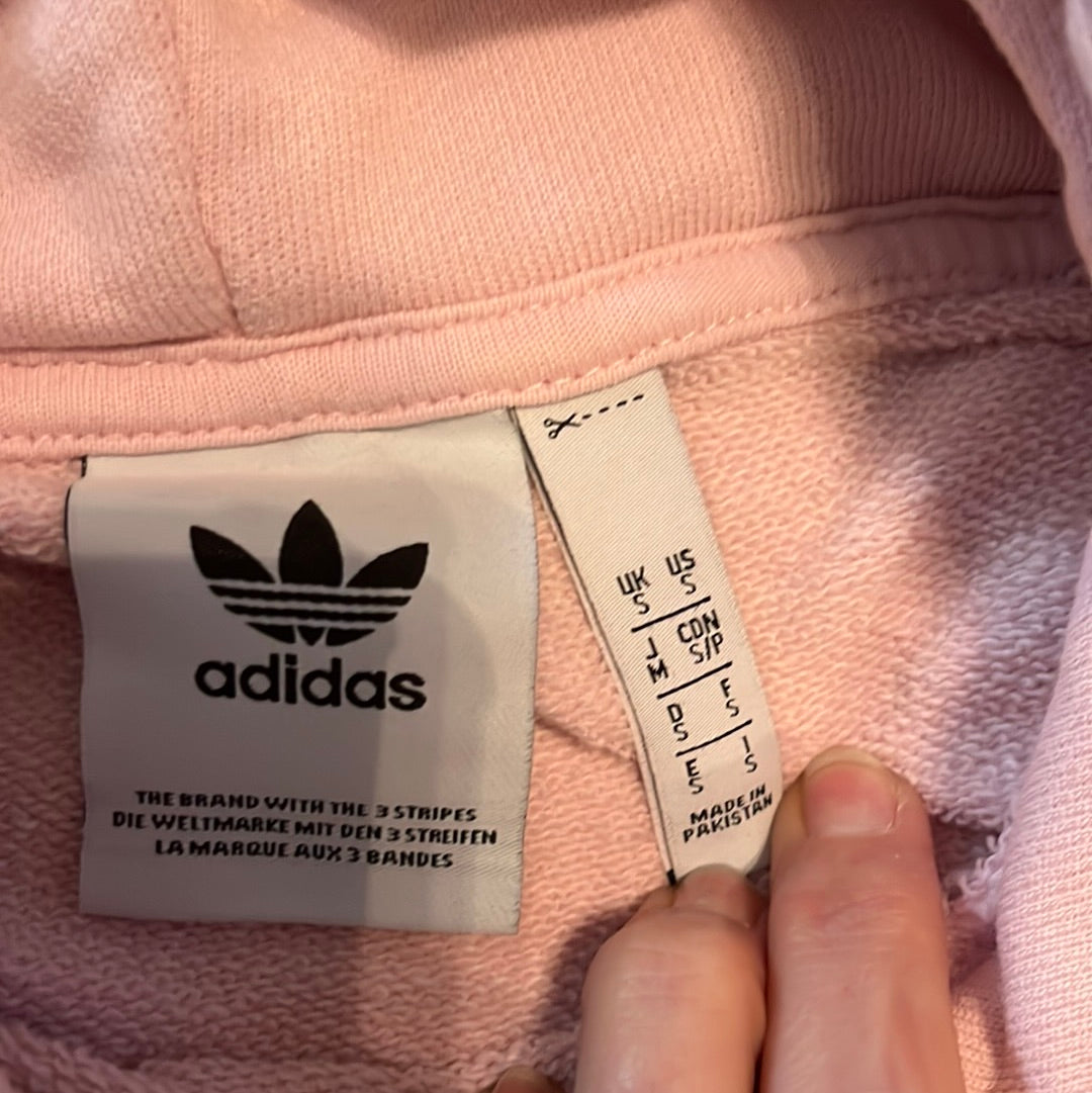 Pink Adidas - womans M - open bottom