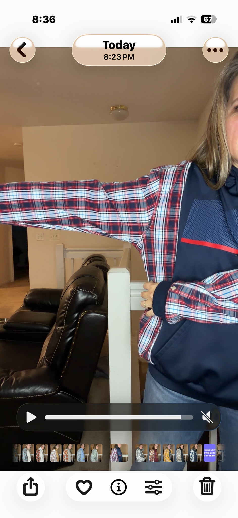 Upcycled Patriots - women's XL - dry fit sweatshirt with cotton sleeves