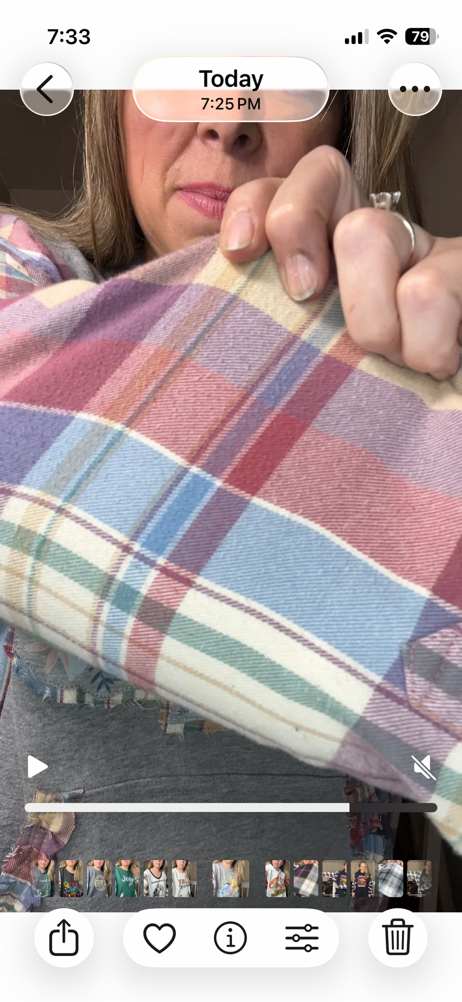 Upcycled Pooh Friends – women’s 2X midweight sweatshirt with flannel sleeves￼