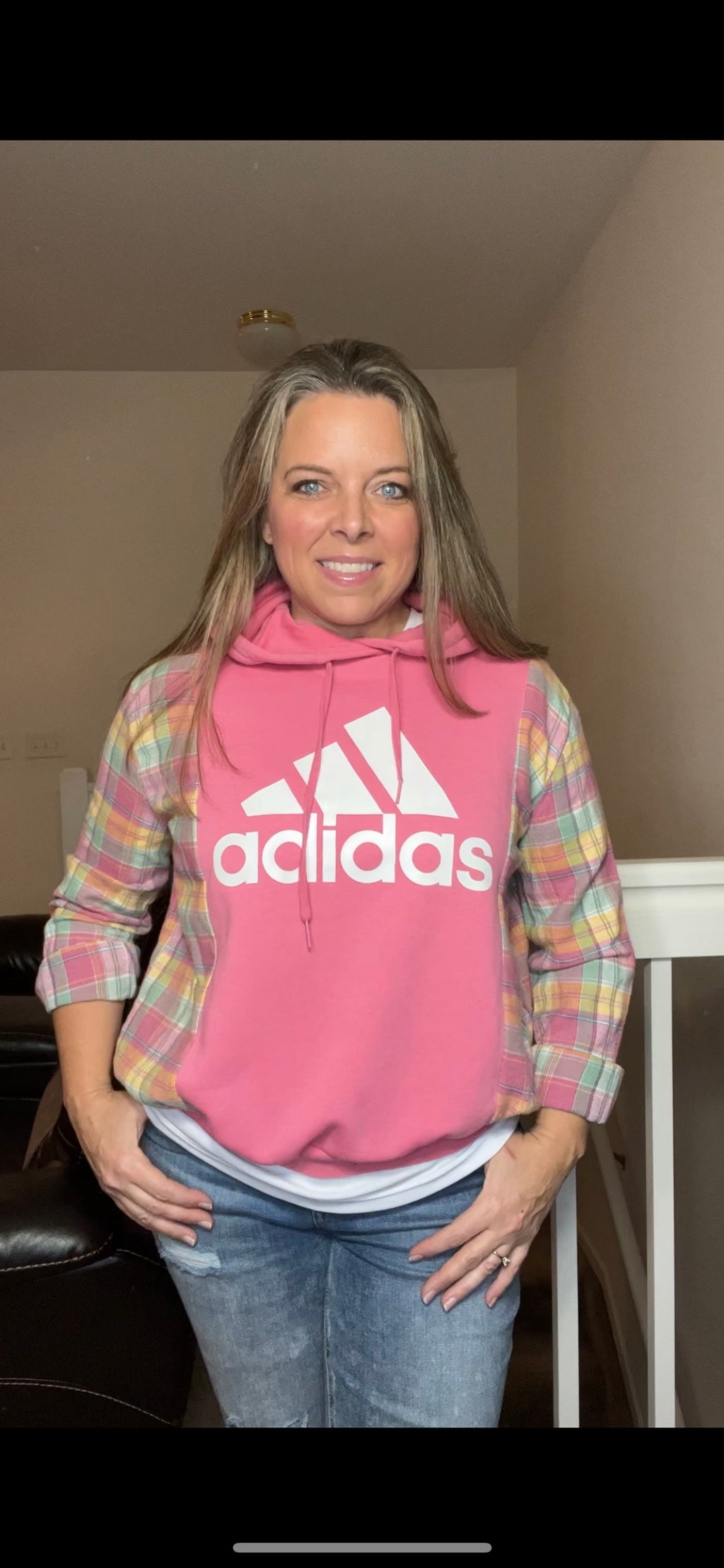 Pink Adidas - woman’s XS