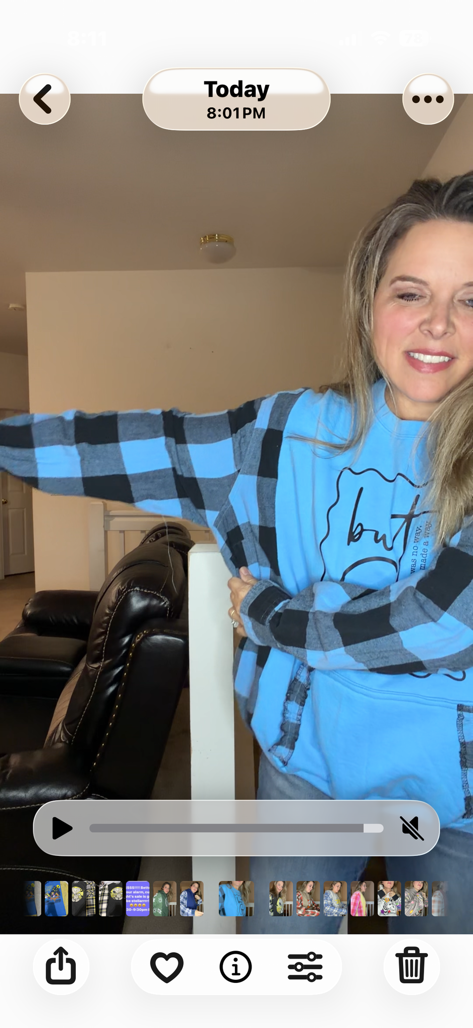 Upcycled But God - women's 1X/2X midweight sweatshirt with flannel sleeves