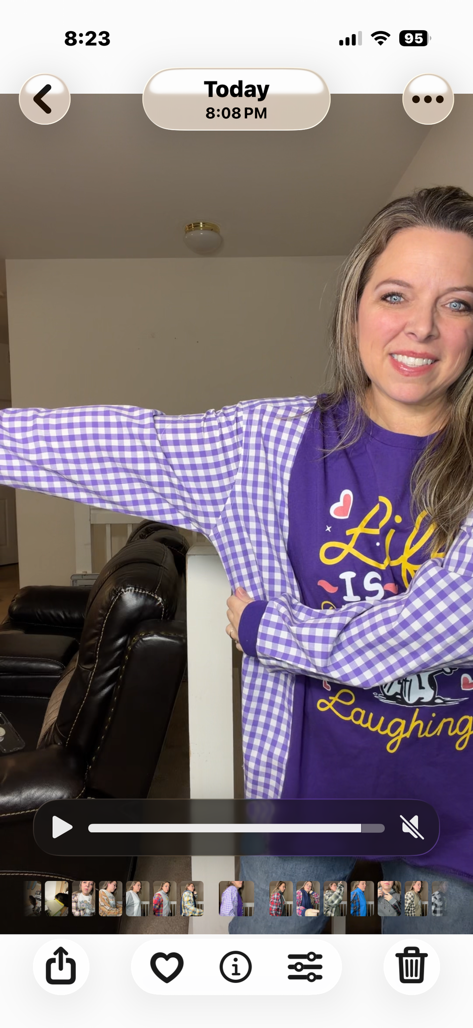 Upcycled Snoopy Laughing - women's 2X T-shirt with cotton sleeves