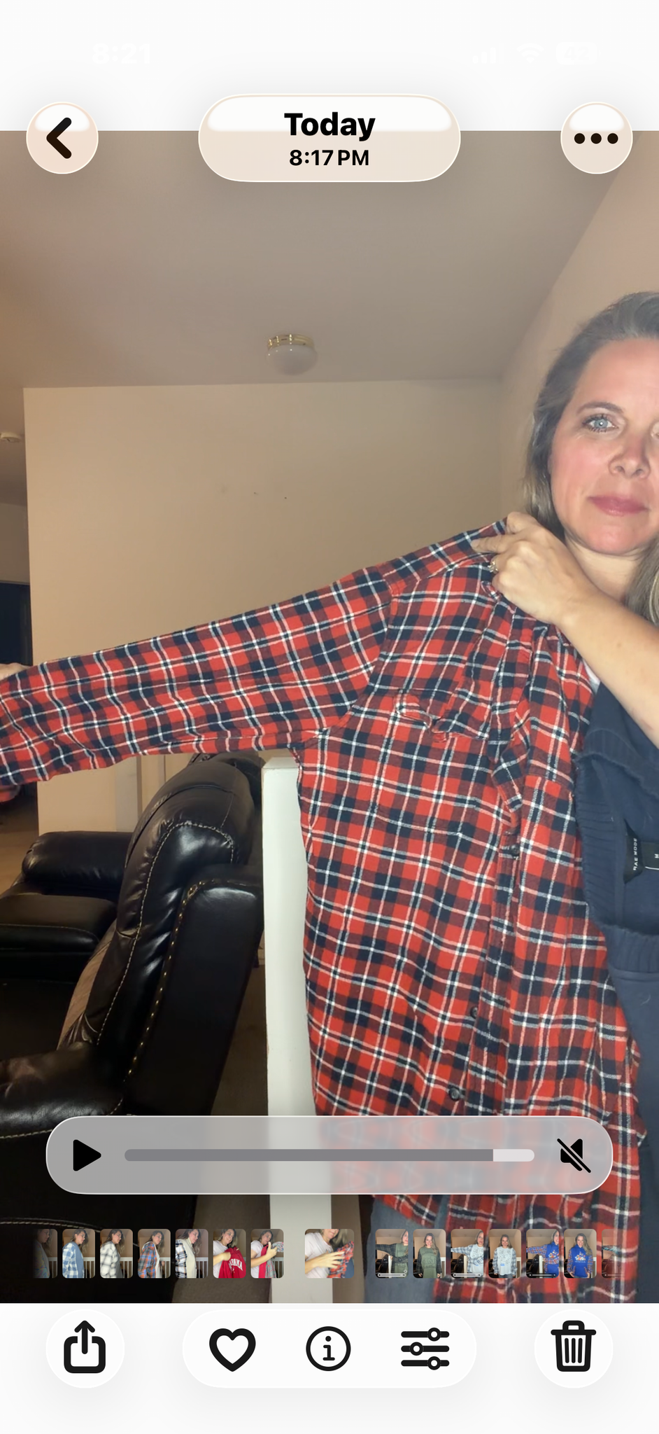 Upcycled Bears - pick size between XS – 3X midweight Sweatshirt with flannel sleeves