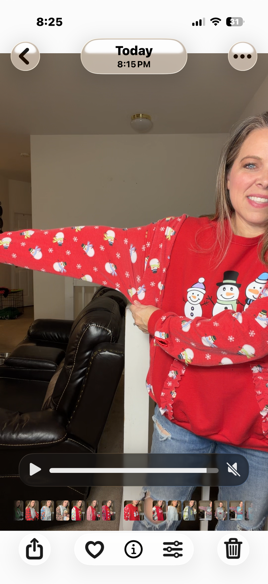 Upcycled snow days – women's one X/2X midweight sweatshirt with stretchy sleeves