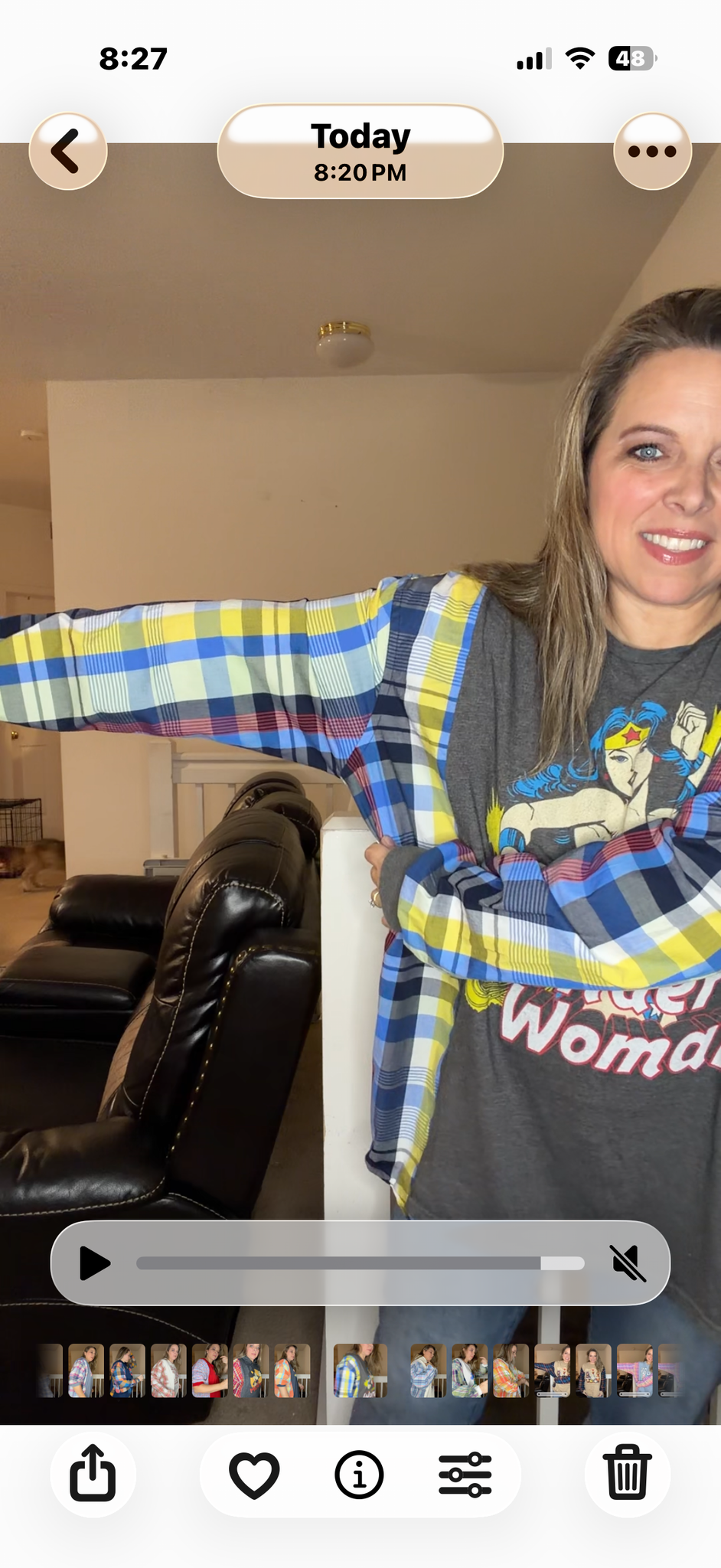 Upcycled Wonder Woman - women's 2X T-shirt with cotton sleeves ￼