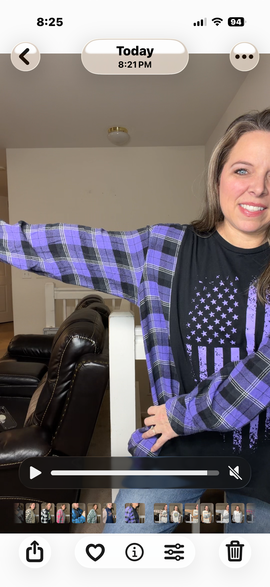 Upcycled Flag - women's one X/2X T-shirt with flannel sleeves