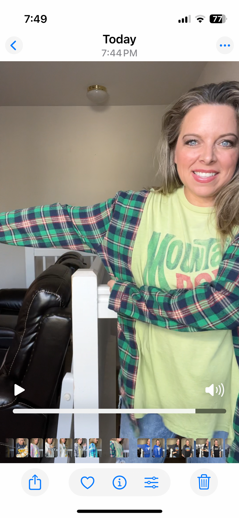 Upcycled Mountain Dew – women’s 2X T-shirt with flannel sleeves