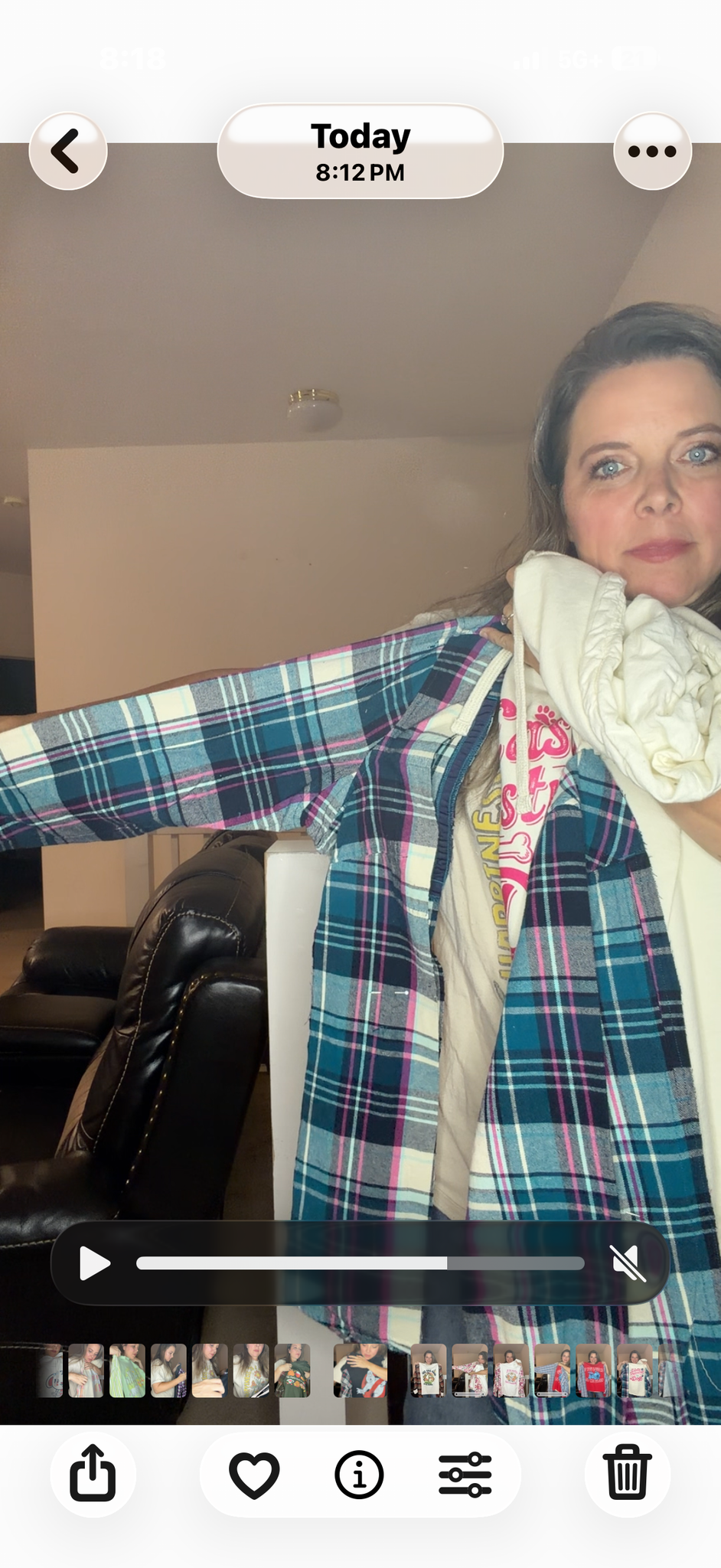 Upcycled Distracted by Dogs - pick size between women's XS/3X – midweight Sweatshirt with flannel sleeves ￼
