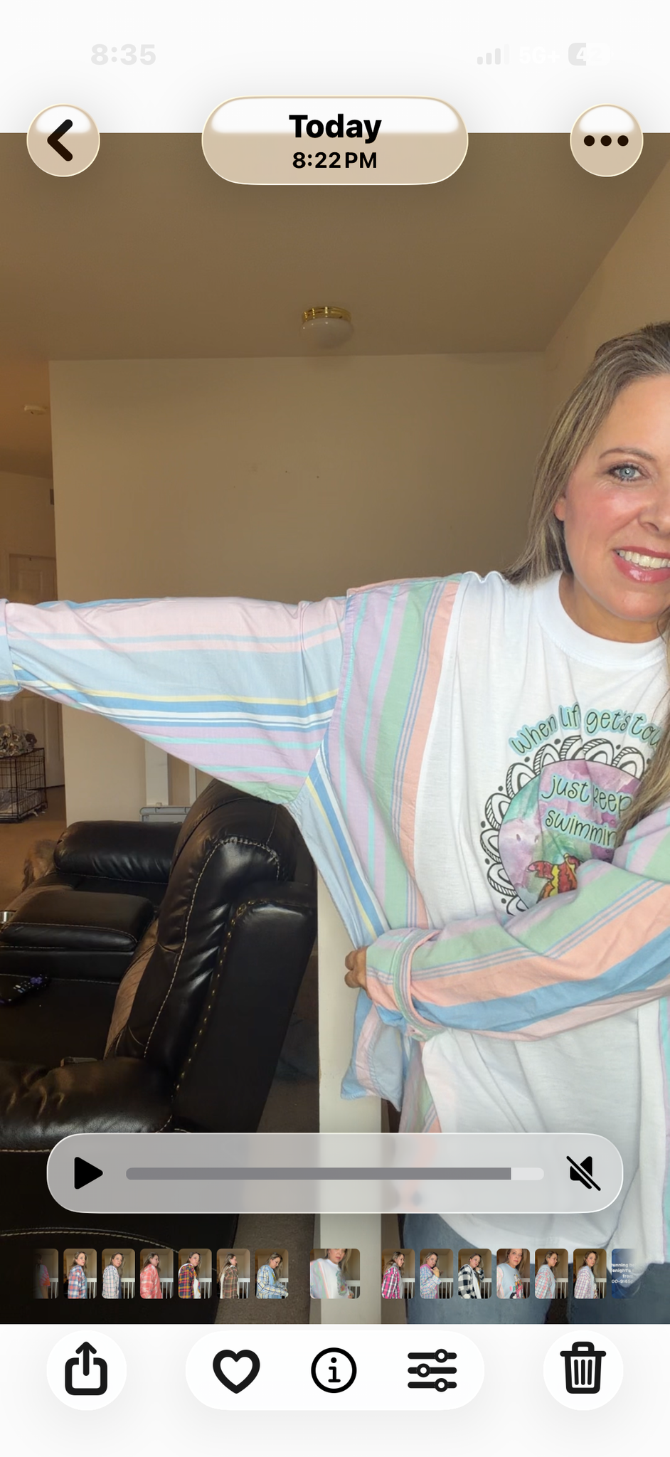 Upcycled Fish - women's 5X T-shirt with cotton sleeves