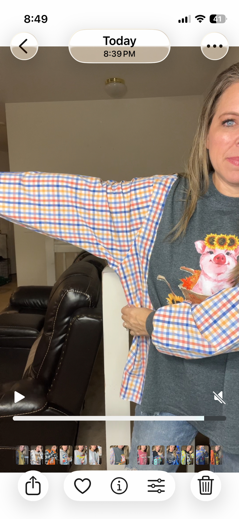 Upcycled Cow – women’s 2X T-shirt with cotton sleeves