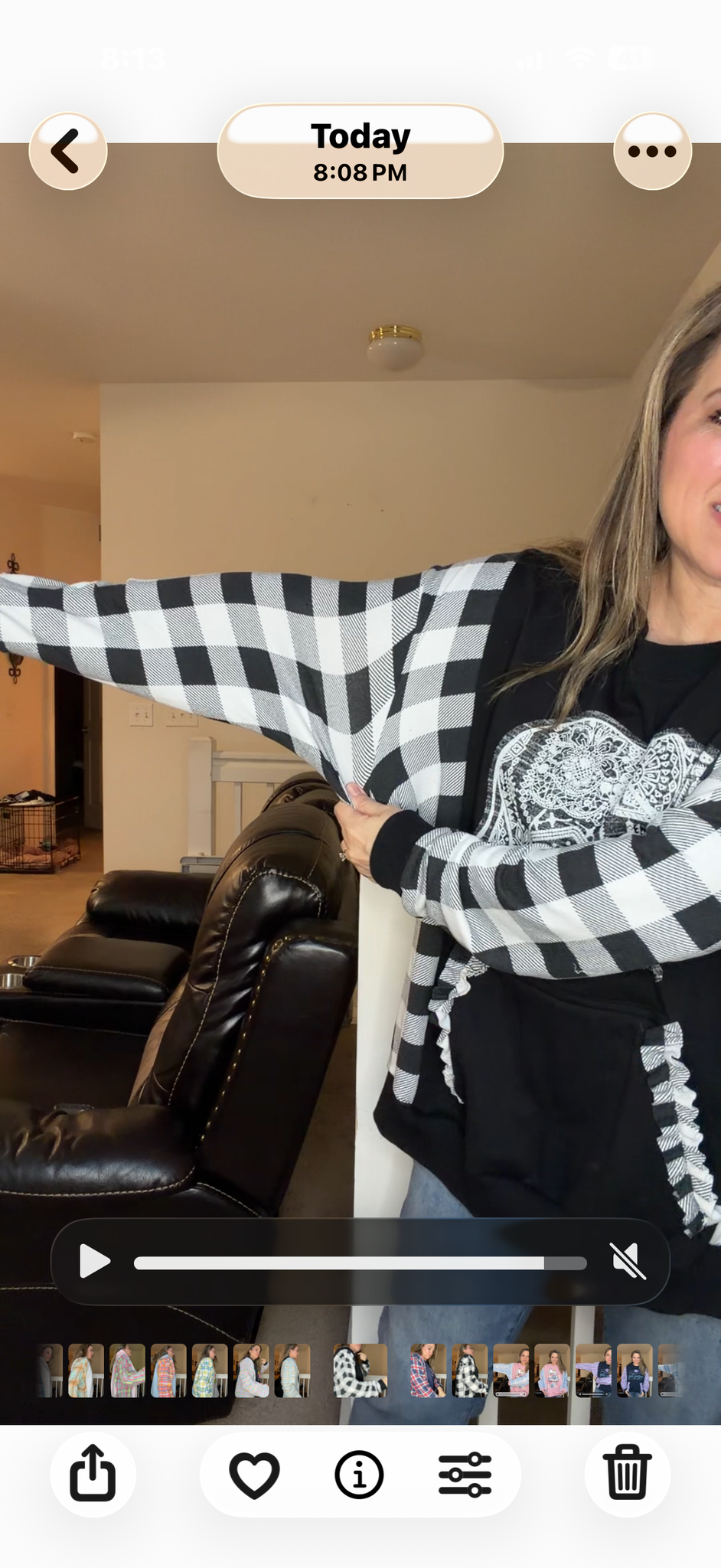 Upcycled Elephant - women's 2X midweight sweatshirt with stretchy sleeves