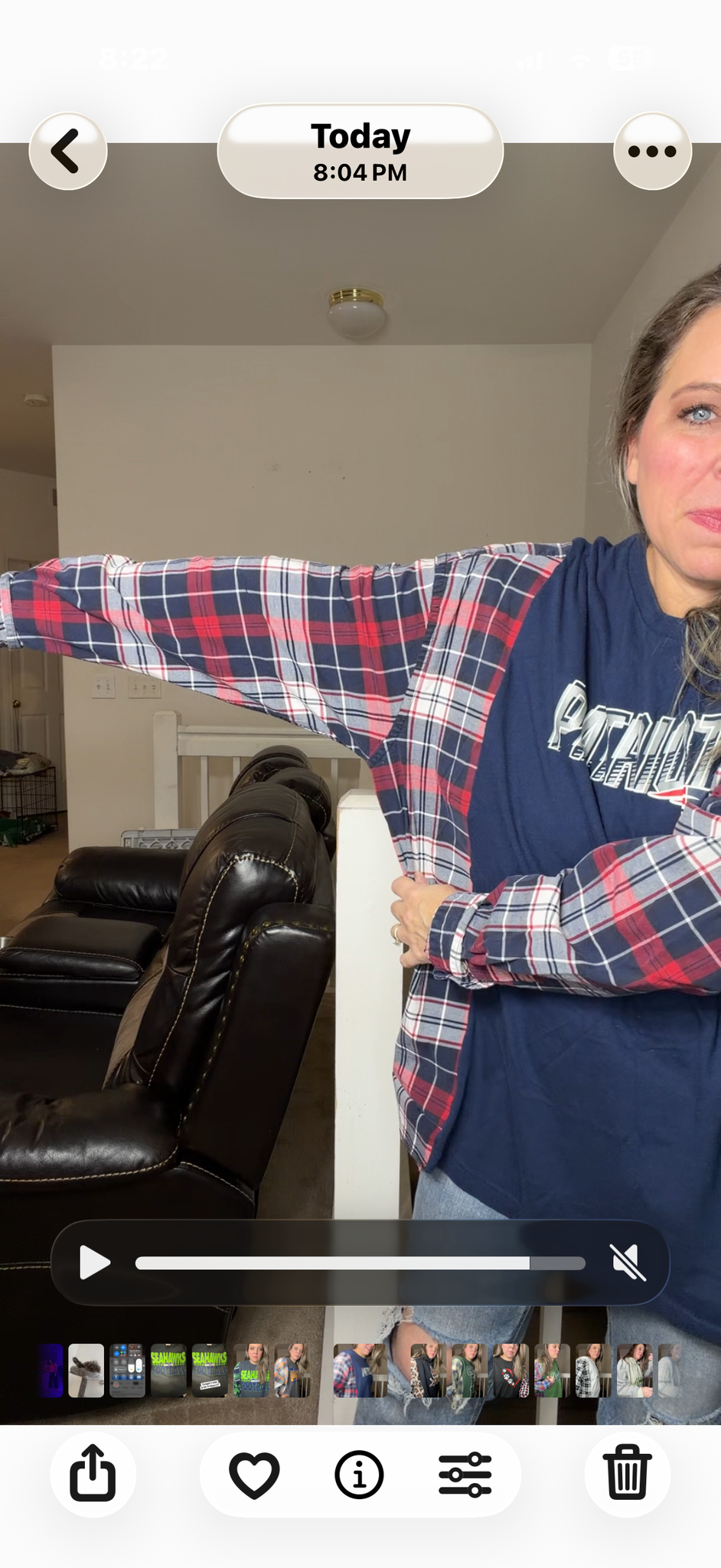 Upcycled Patriots – women's 2X T-shirt with flannel sleeves