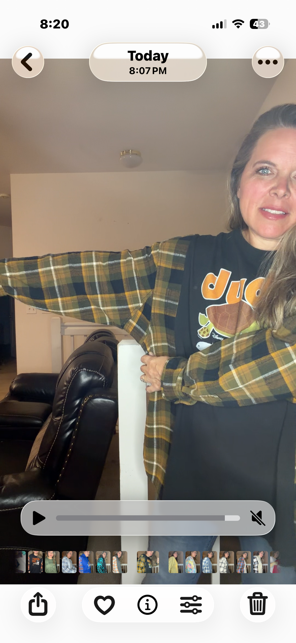 Upcycled Dude - women's 2X/3X T-shirt with flannel sleeves