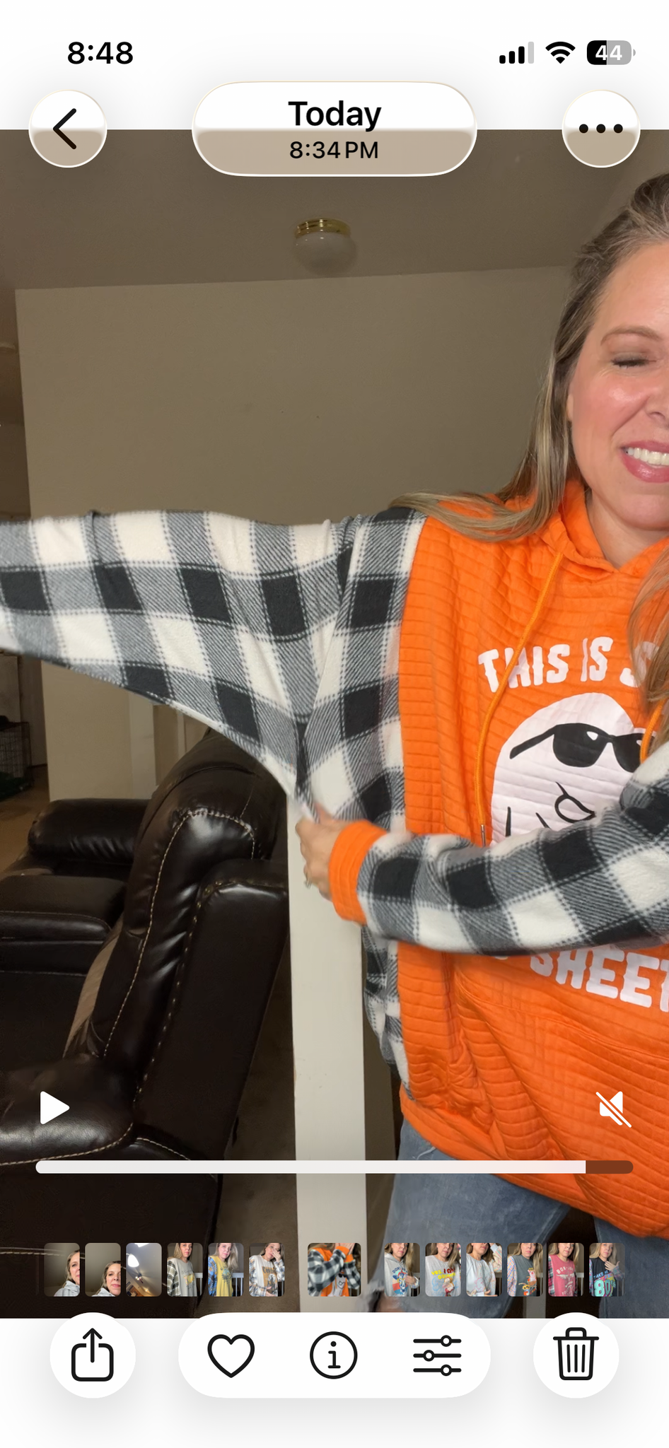 Upcycled ￼Boo Sheet - Women’s 4X thin sweatshirt with fleece sleeves