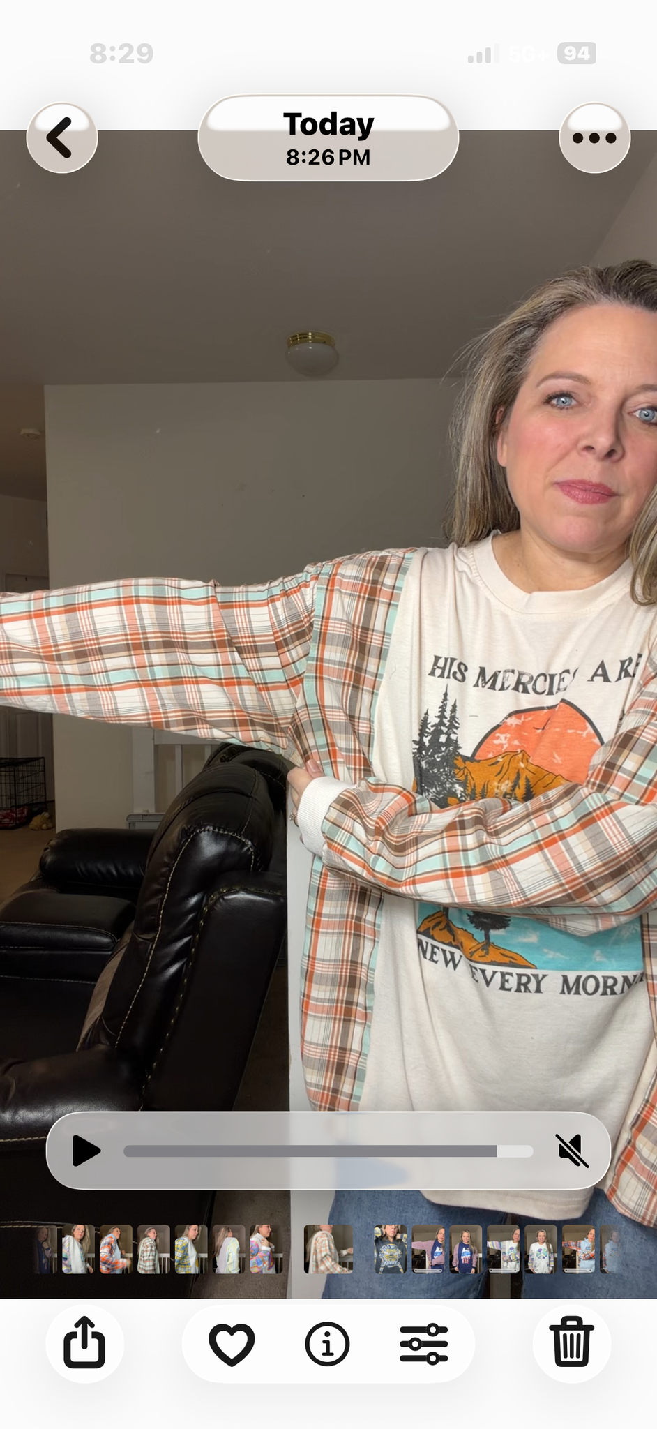 Upcycled Mercies - women's 1X T-shirt with cotton sleeves