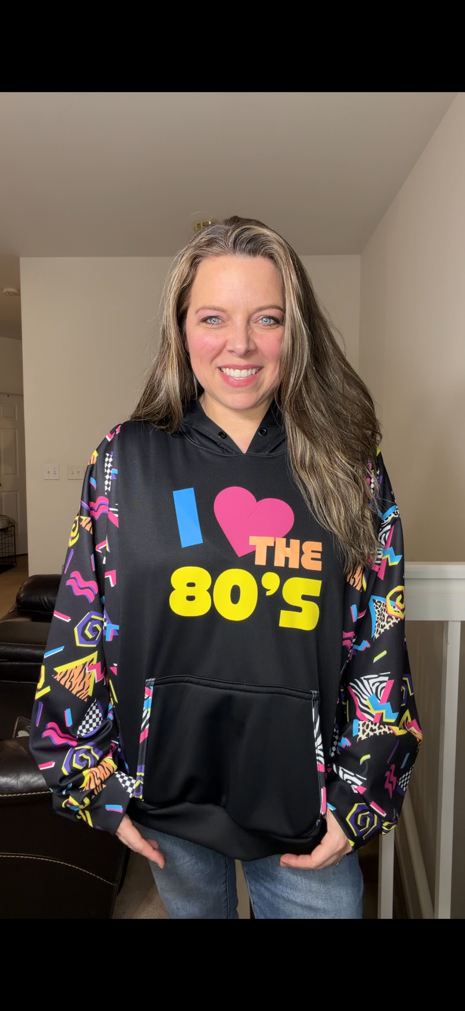 Upcycled 80's - women's 2X/3X dry fit sweatshirt with stretchy sleeves