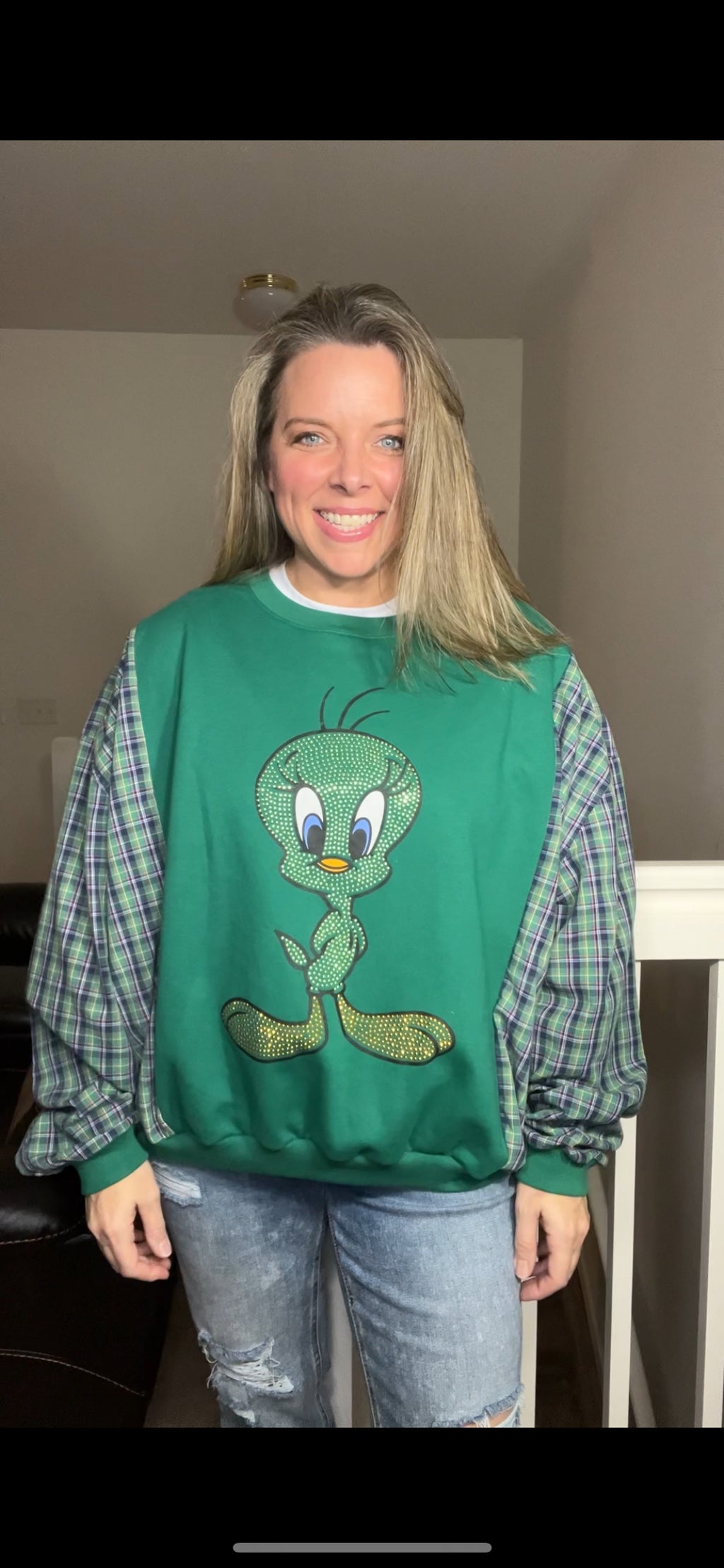 Tweety Glitter - woman’s XL