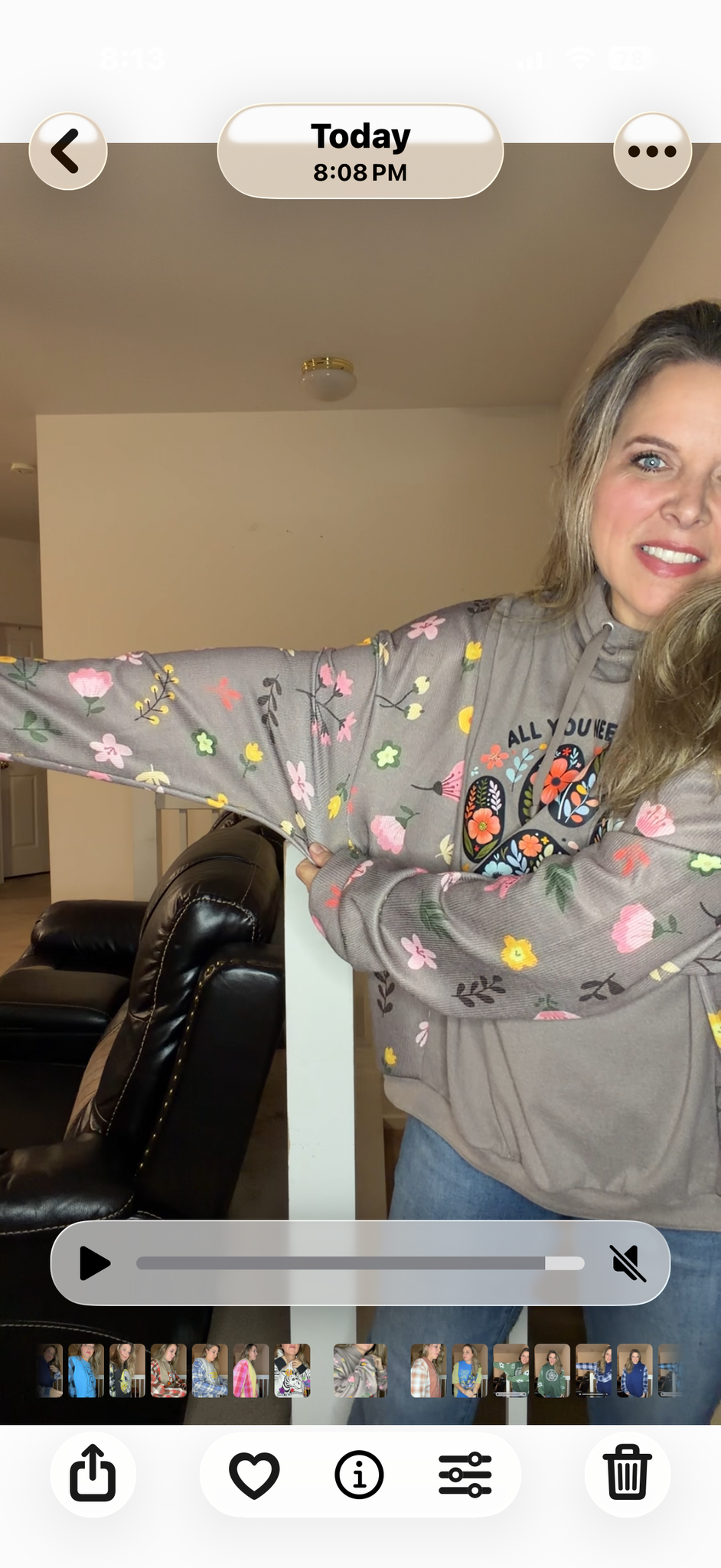 Upcycled Dog - women's 1X/2X midweight sweatshirt with stretch sleeves