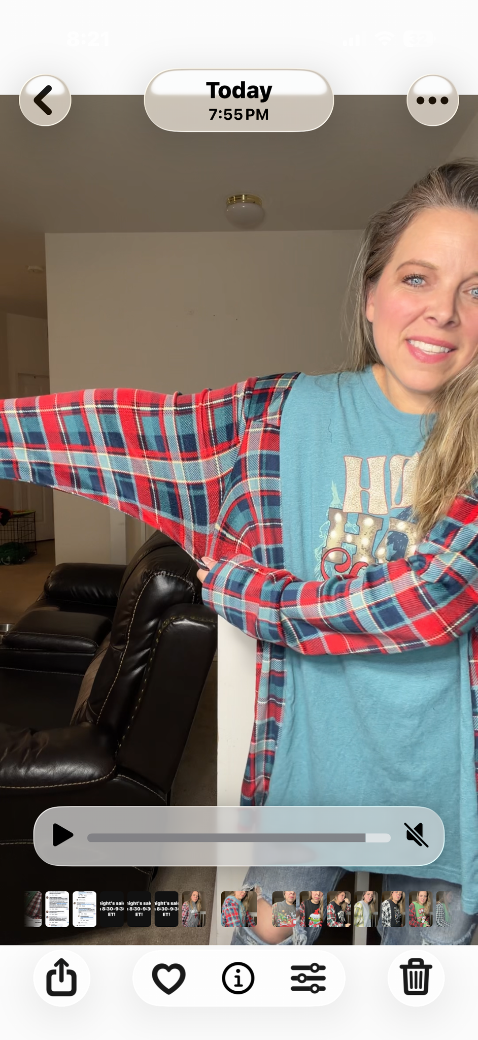 Upcycled ho ho ho – women's 3X T-shirt with stretchy sleeves ￼