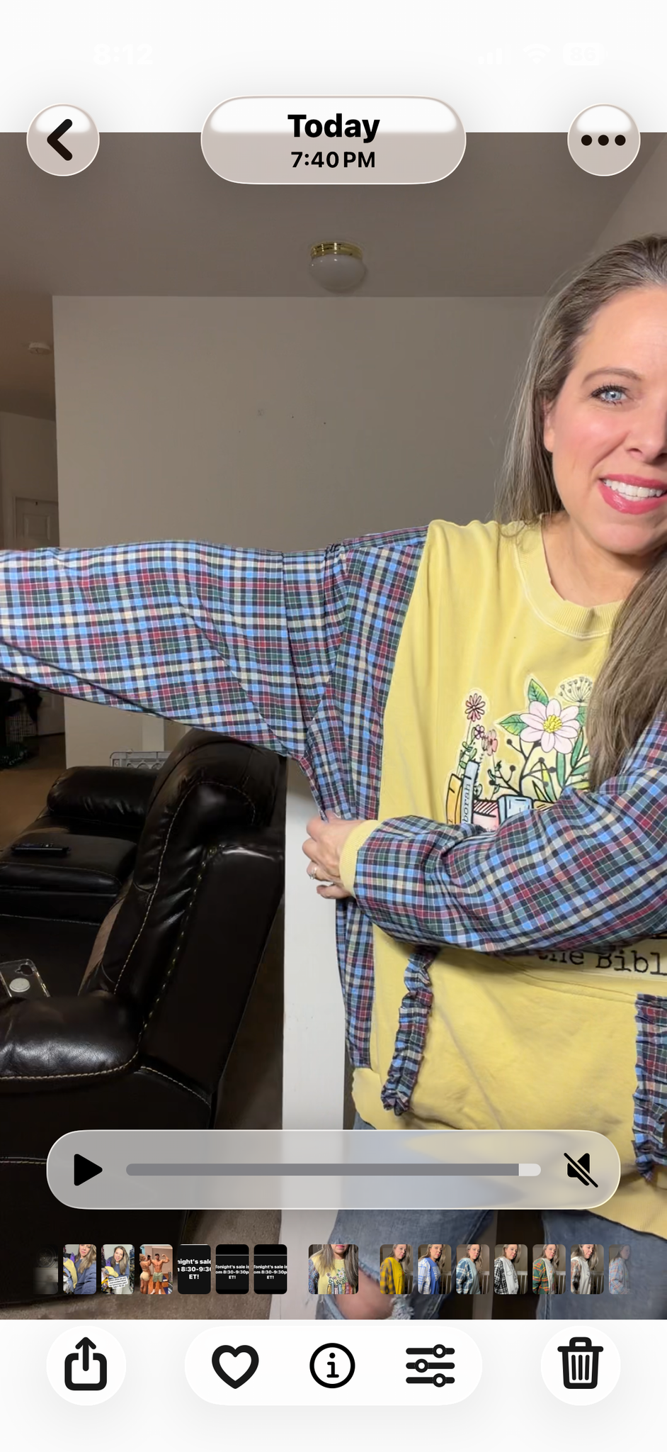 Upcycled Women of the Bible – women's 2X/3X midweight sweatshirt with thin cotton sleeves