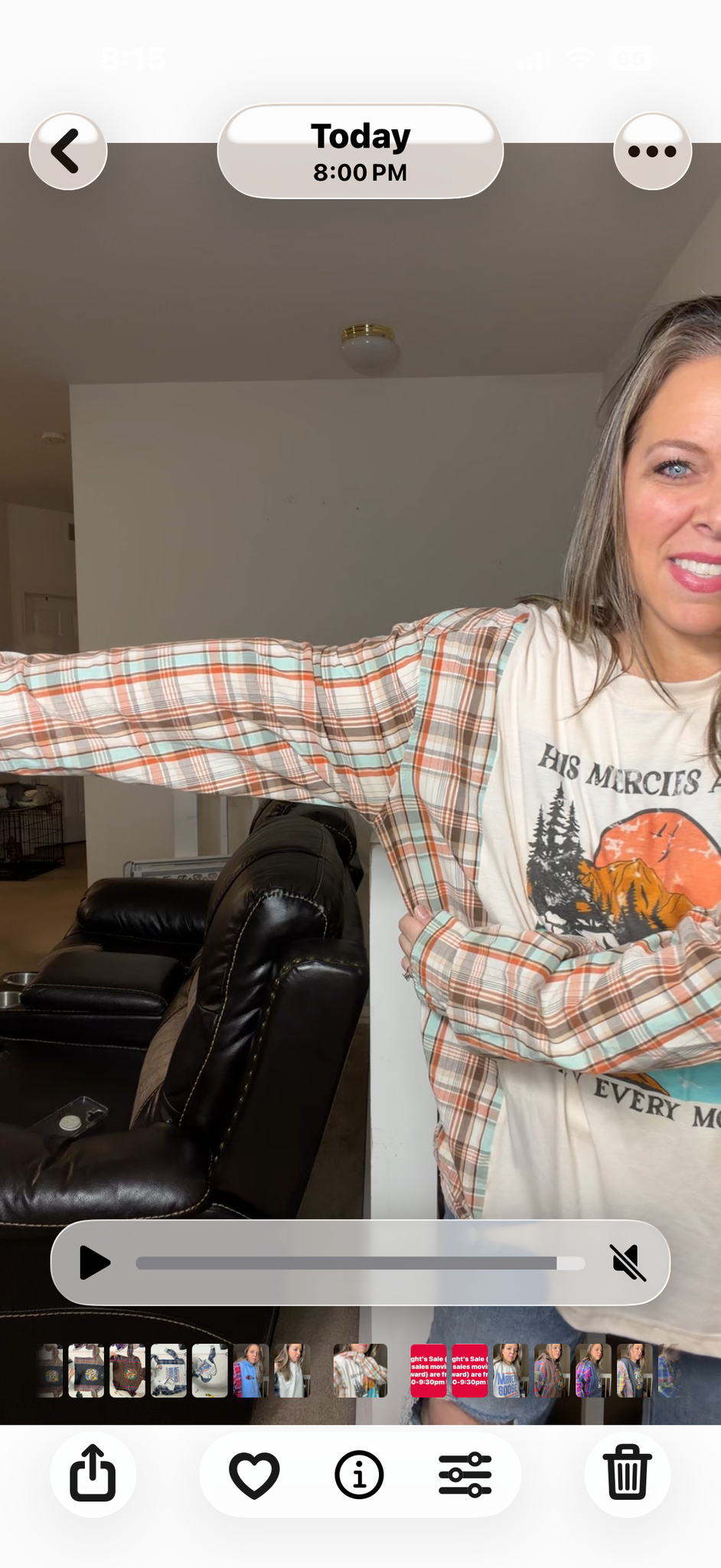 Upcycled His Mercies – women's 2X T-shirt with cotton sleeves