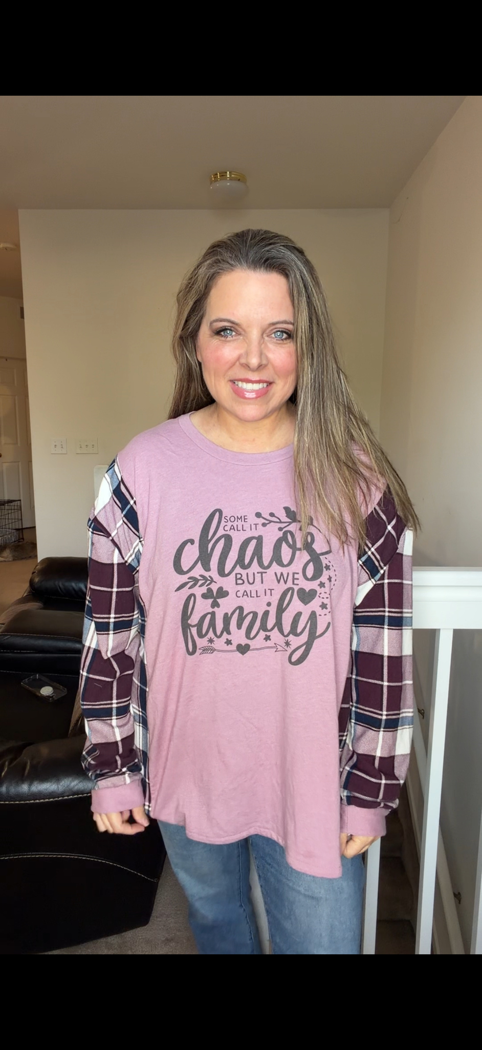 Upcycled Chaos - women's 2X T-shirt with stretchy sleeves