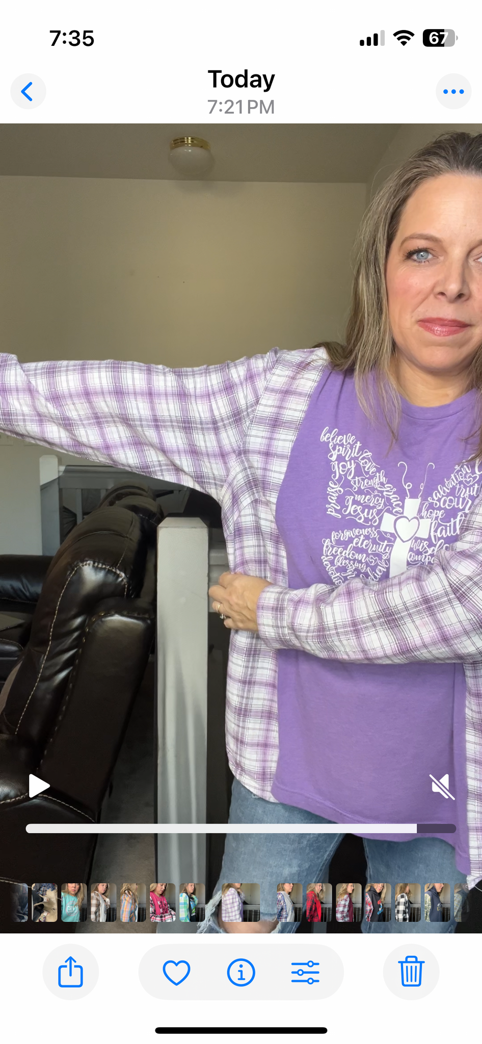 Upcycled Butterfly – women’s large T-shirt with cotton sleeves