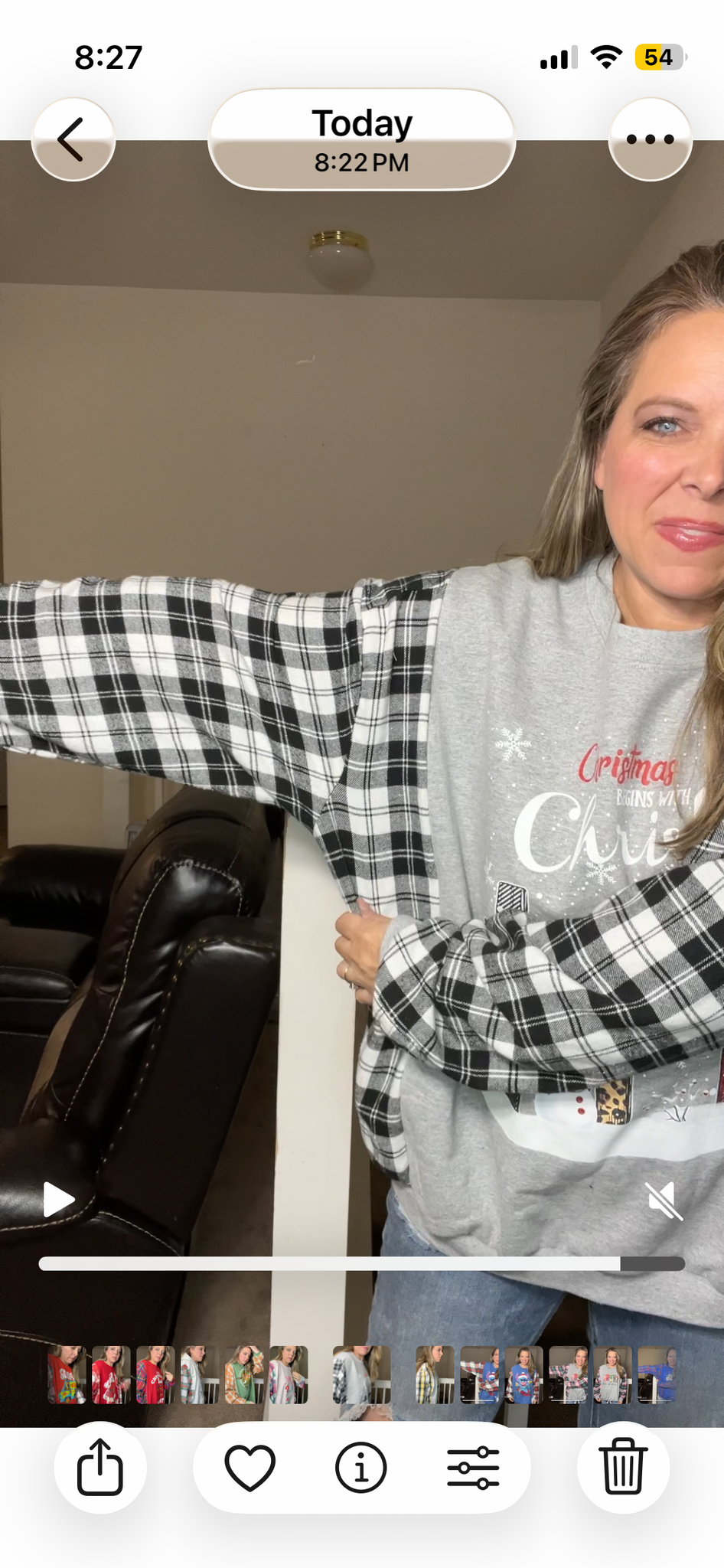 Upcycled Christ – women’s 3X/4X midweight sweatshirt with flannel sleeves