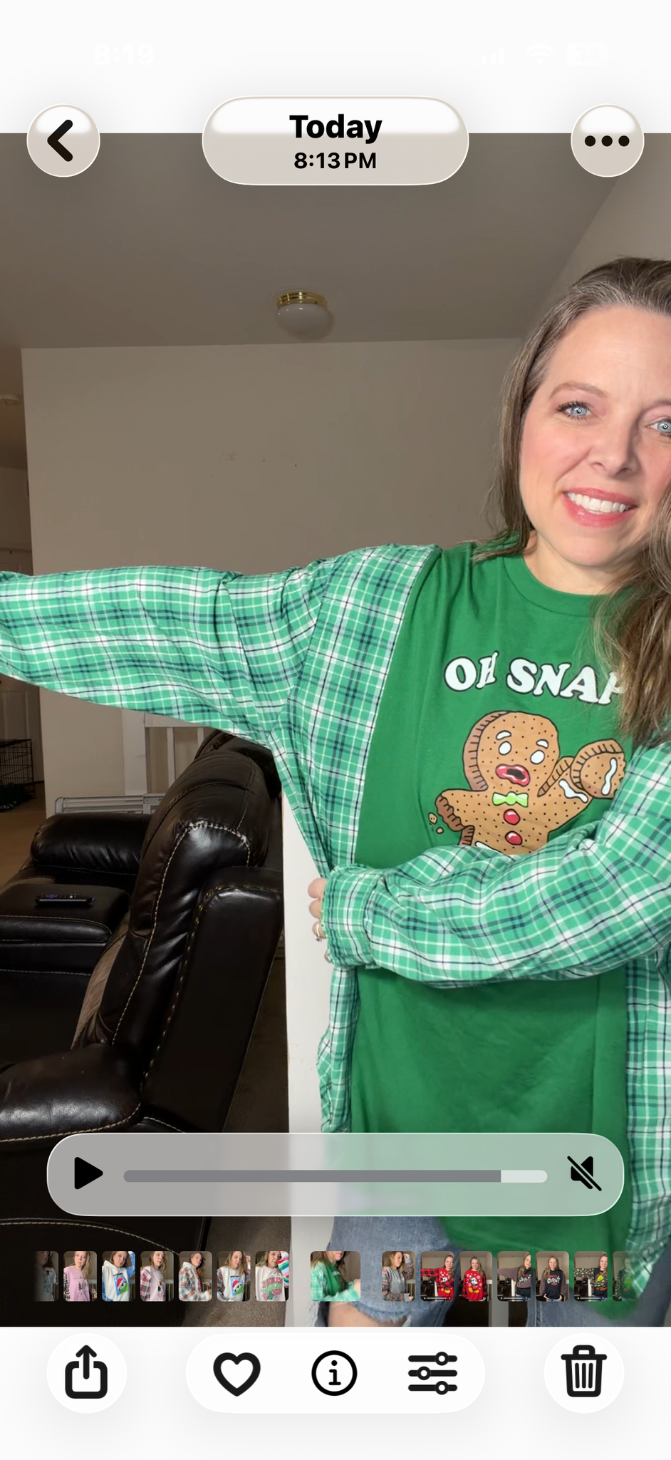 Upcycled Oh snap – women's 2X T-shirt with cotton sleeves