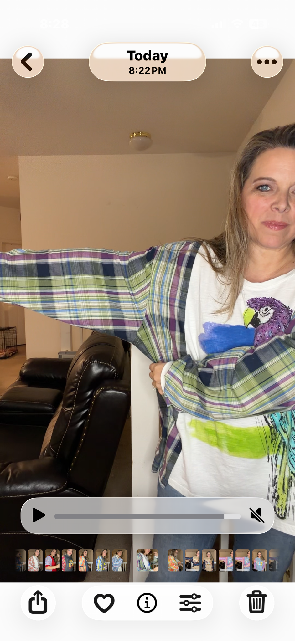 Upcycled Parrot - women's 3X/4X T-shirt with cotton sleeves