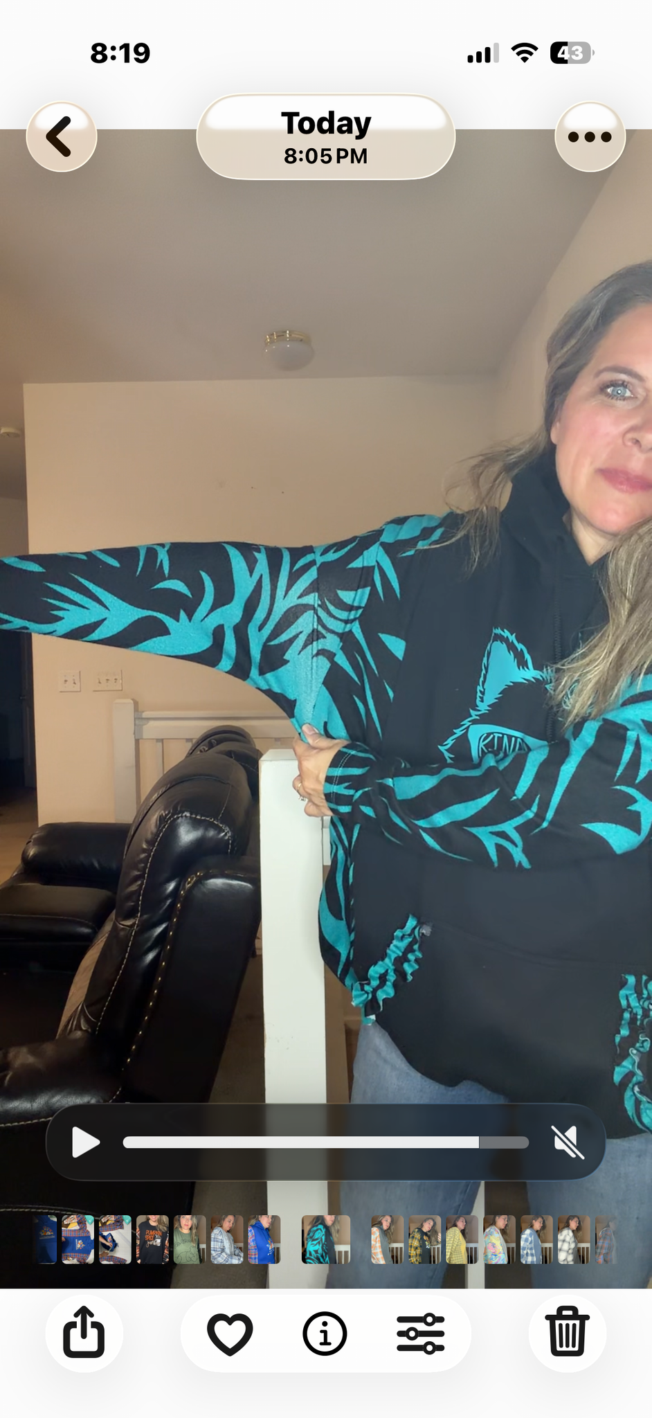 Upcycled Kinda Classy - women's 2X midweight sweatshirt with stretch knit sleeves