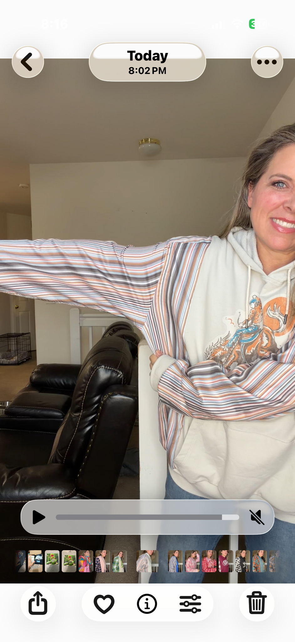 Upcycled Wallen - women's 1X/2X midweight Sweatshirt with cotton sleeves