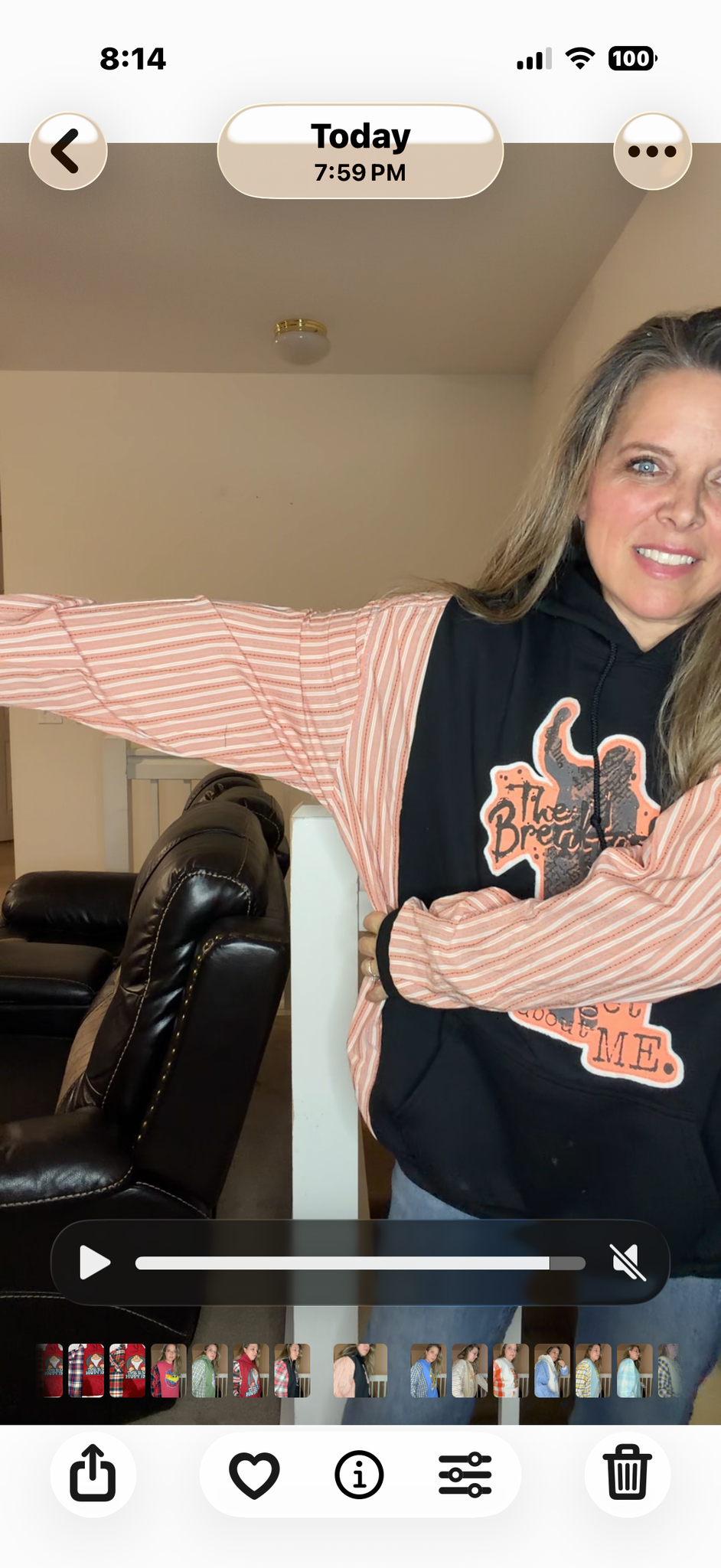 Upcycled Breakfast Club - women's 2X/3X midweight Sweatshirt with cotton sleeves