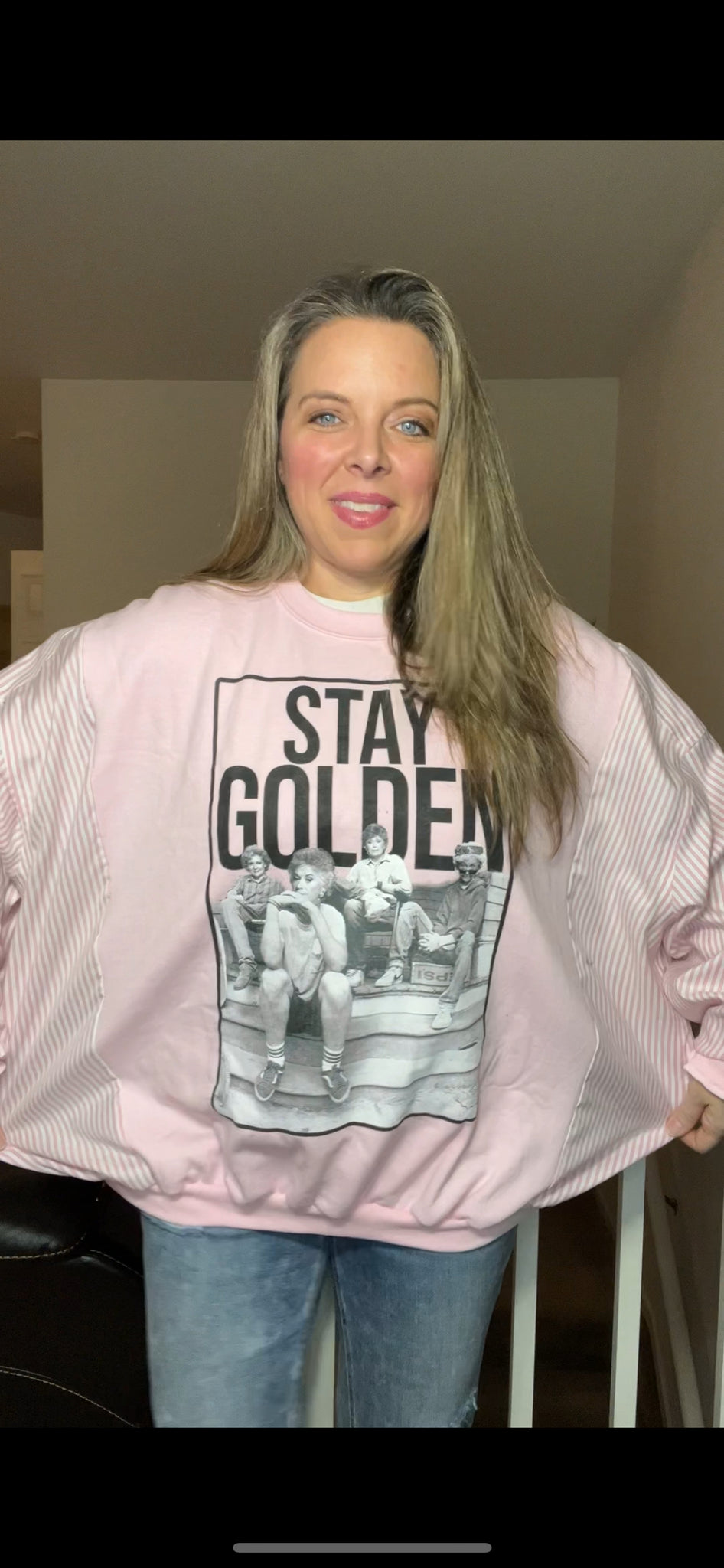 Golden Girls - woman’s 2X - thin sweatshirt with cotton sleeves ￼￼