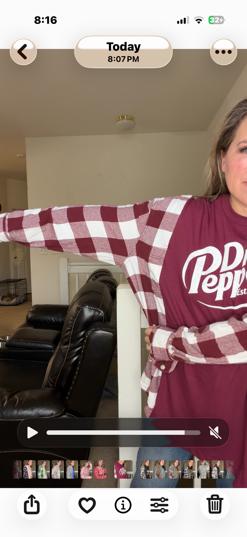 Upcycled Dr. Pepper - women's 2X T-shirt with flannel sleeves