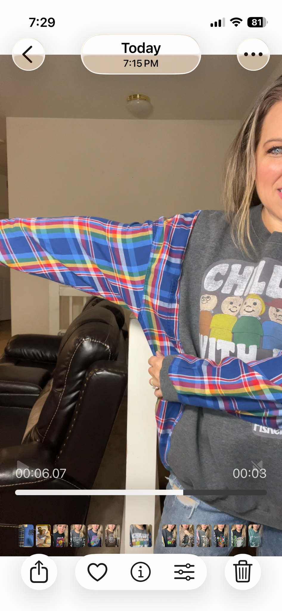 Upcycled My People – women’s 2X midweight sweatshirt with cotton sleeves