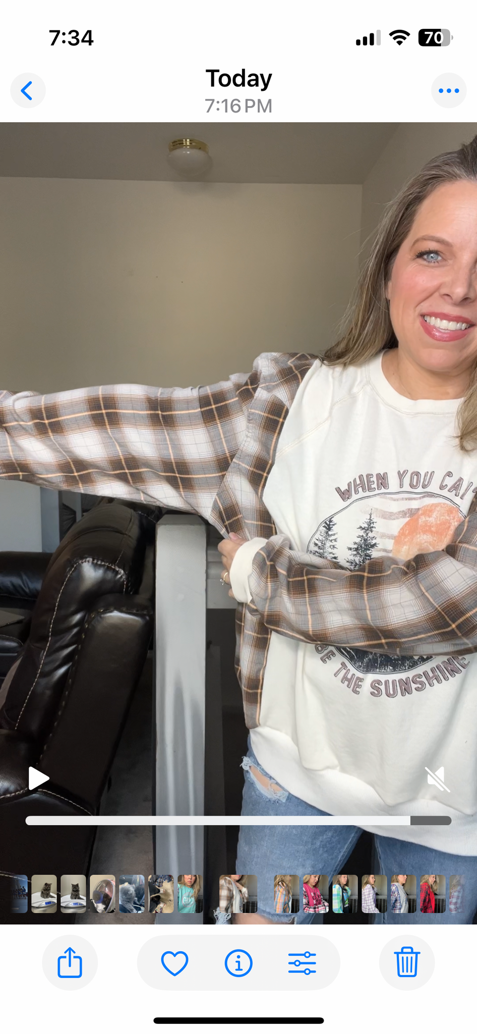 Upcycled Sunshine – women’s 1X/2X French terry sweatshirt with cotton sleeves