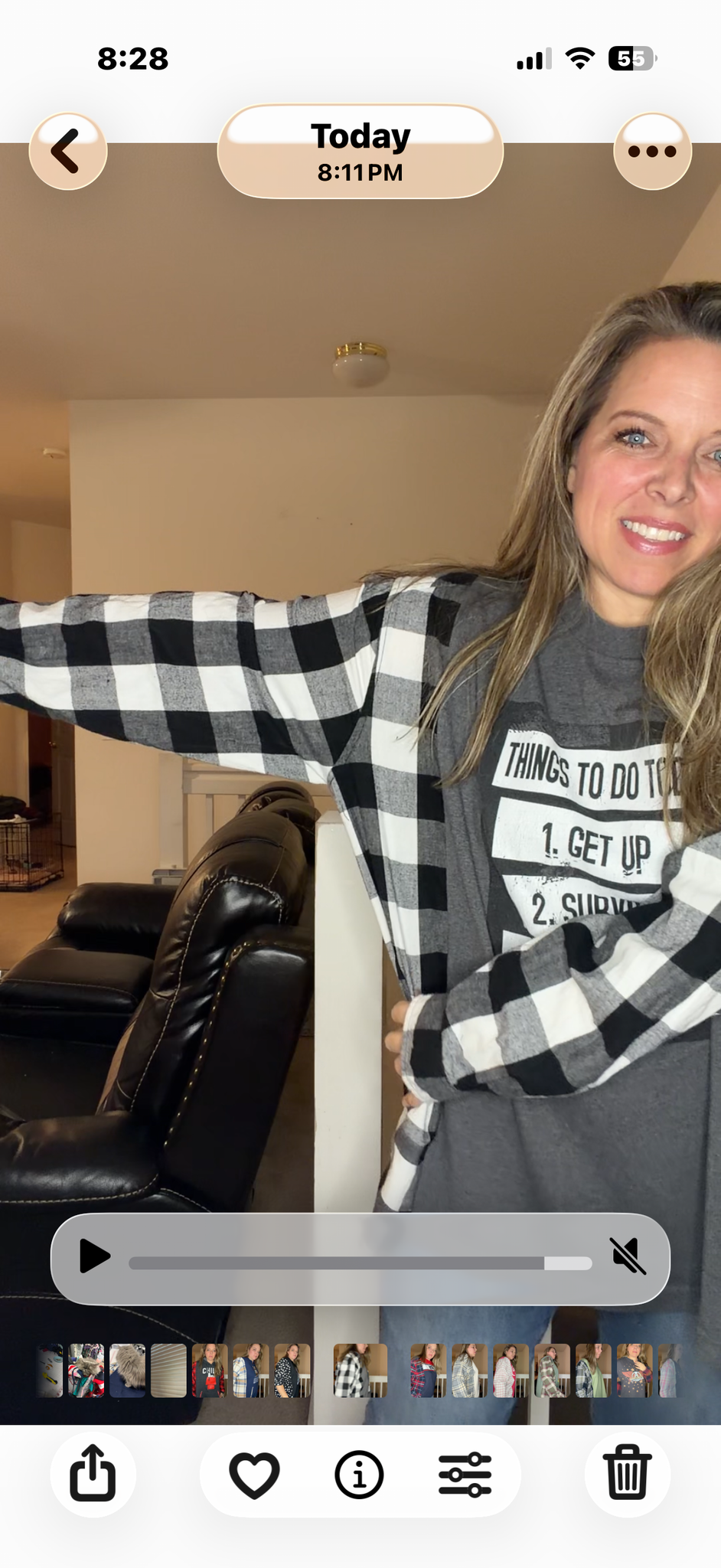Upcycled To Do - women's 2X T-shirt with flannel sleeves ￼