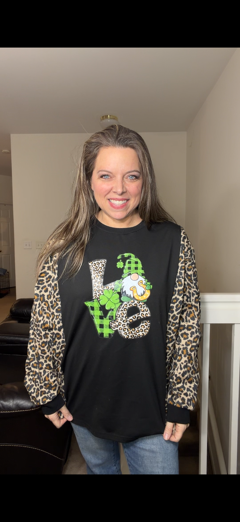 Upcycled Gnome - women's 1X/2X T-shirt with cotton sleeves