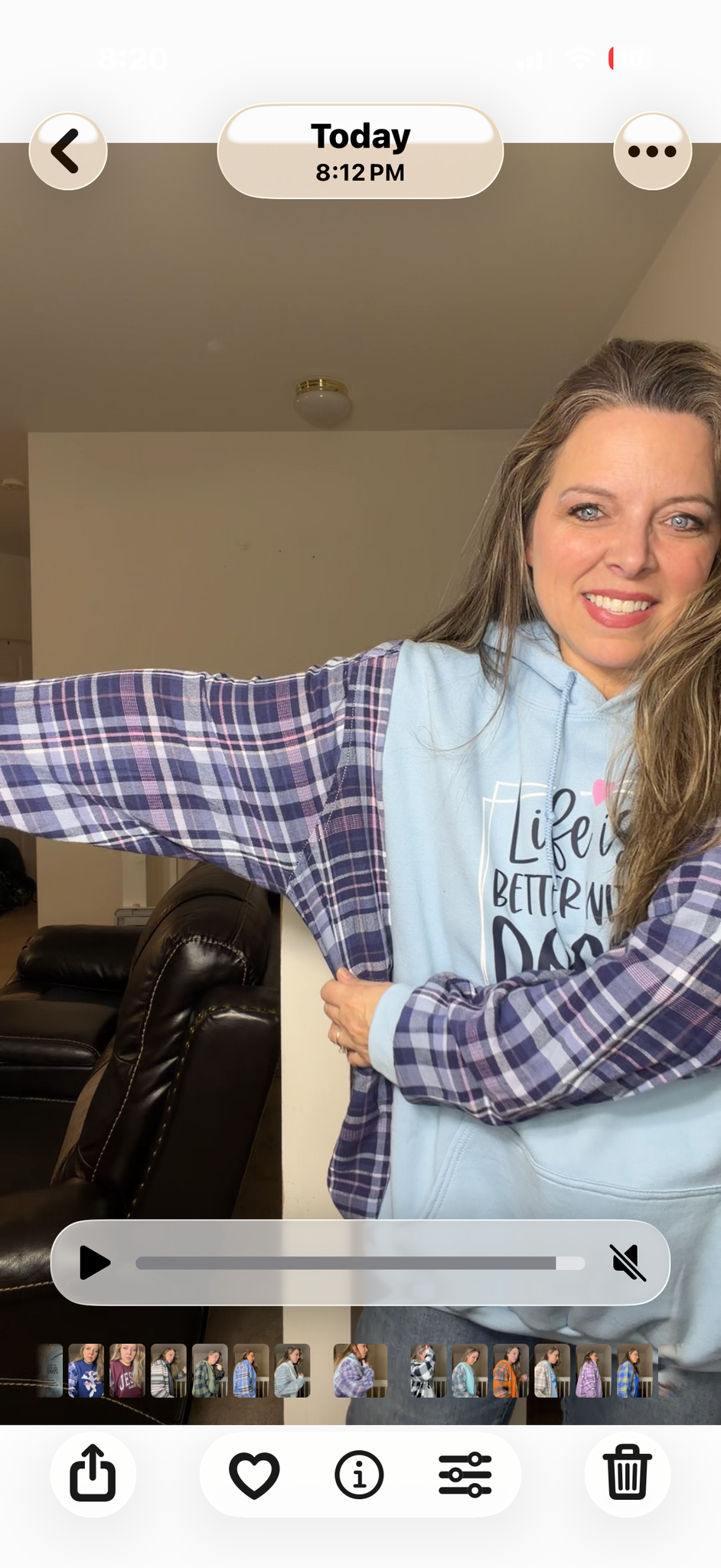 Upcycled Dogs - women's 3X midweight sweatshirt with flannel sleeves