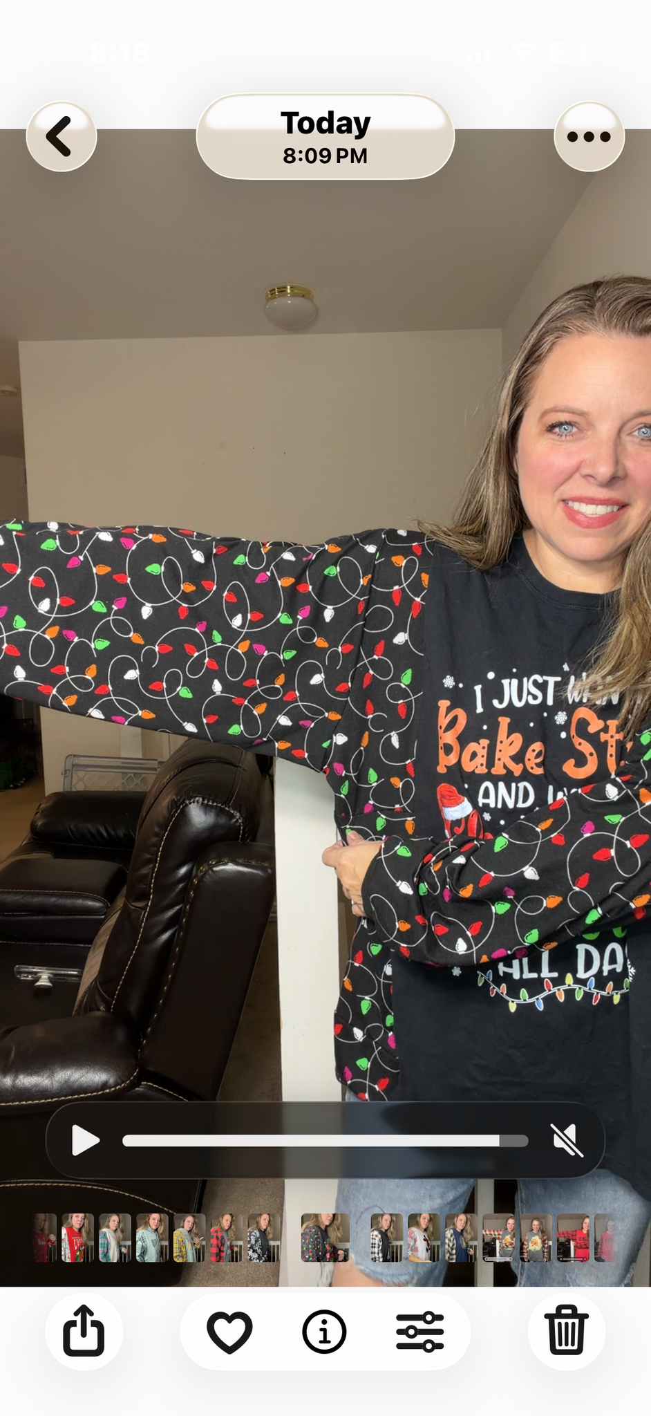 Upcycled Bake and Movies – women's 1X/2X T-shirt with stretch sleeves ￼