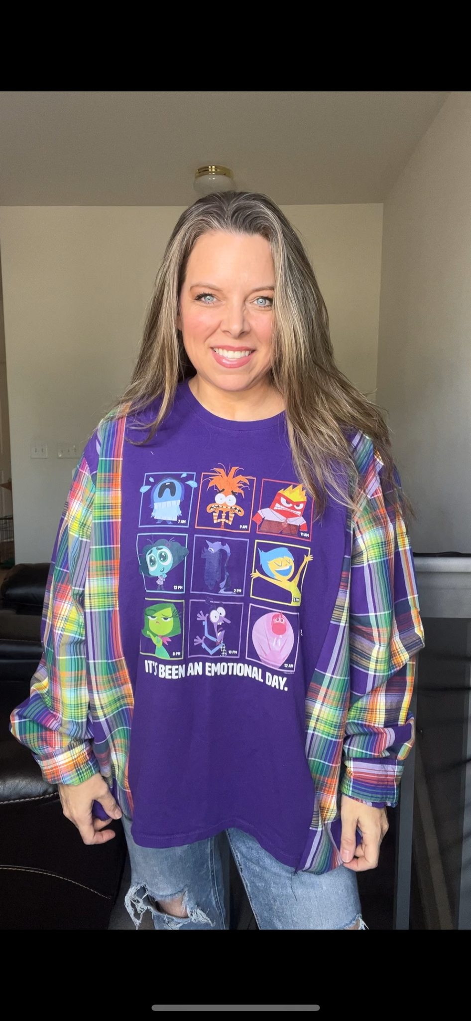 Upcycled Emotions – women’s 1X t-shirt with cotton sleeves